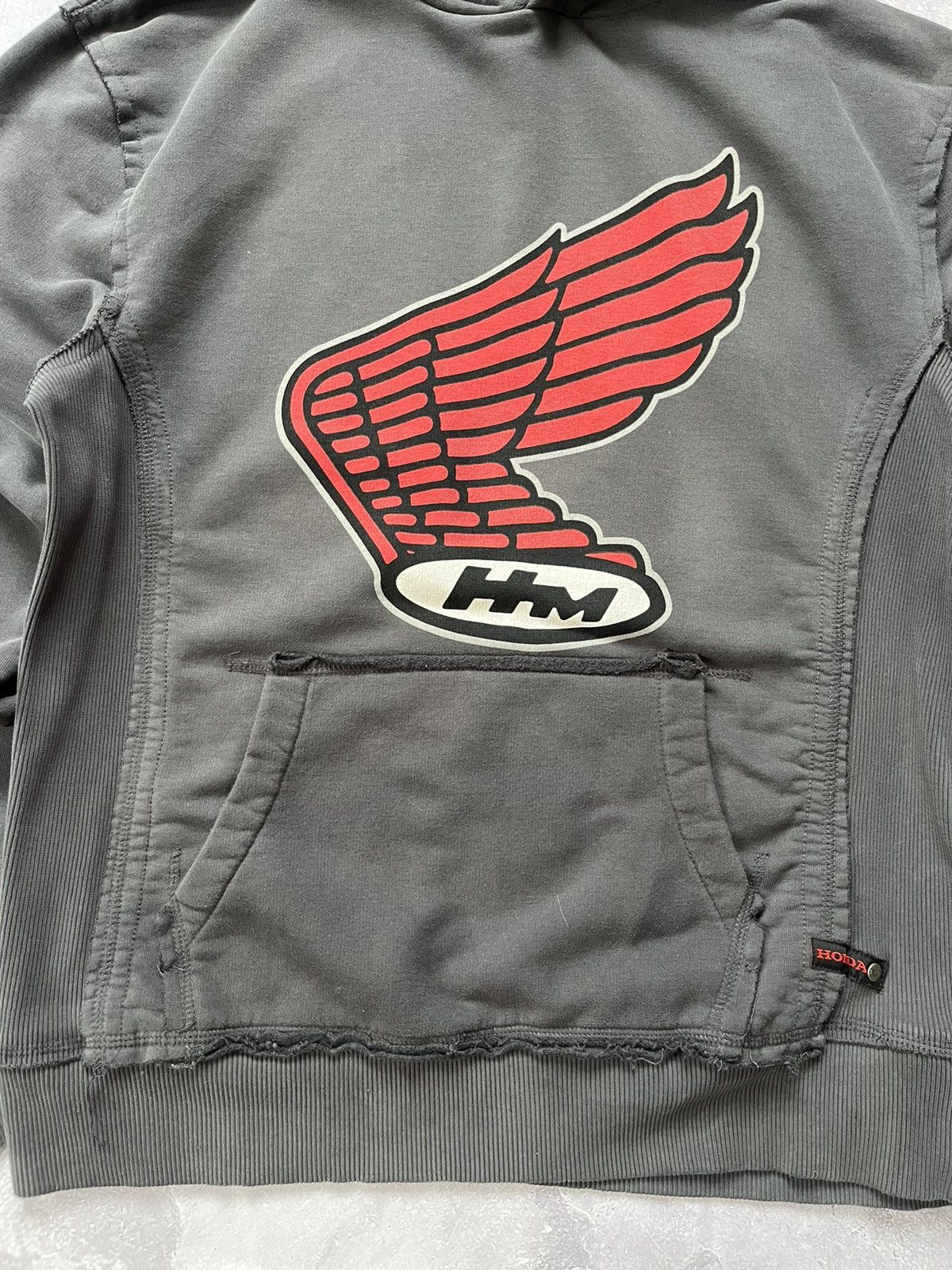 Honda Vintage Honda Motors HM Big Logo Hoodie Gray Size L Size US L / EU 52-54 / 3 - 2 Thumbnail