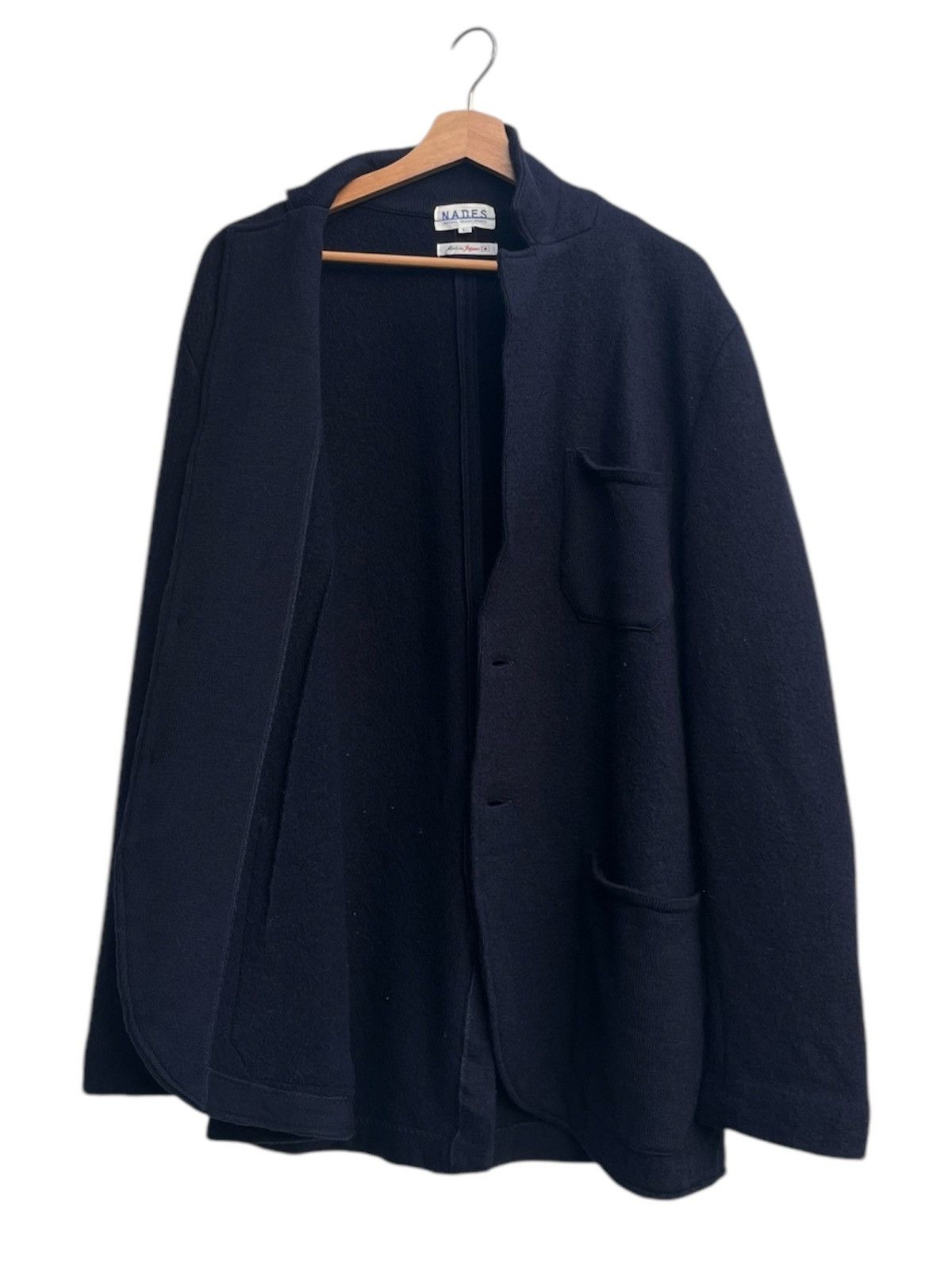 Japan Blue × Japanese Brand Vintage NADES Natural Design Studio Wool Jacket Size US L / EU 52-54 / 3 - 3 Thumbnail