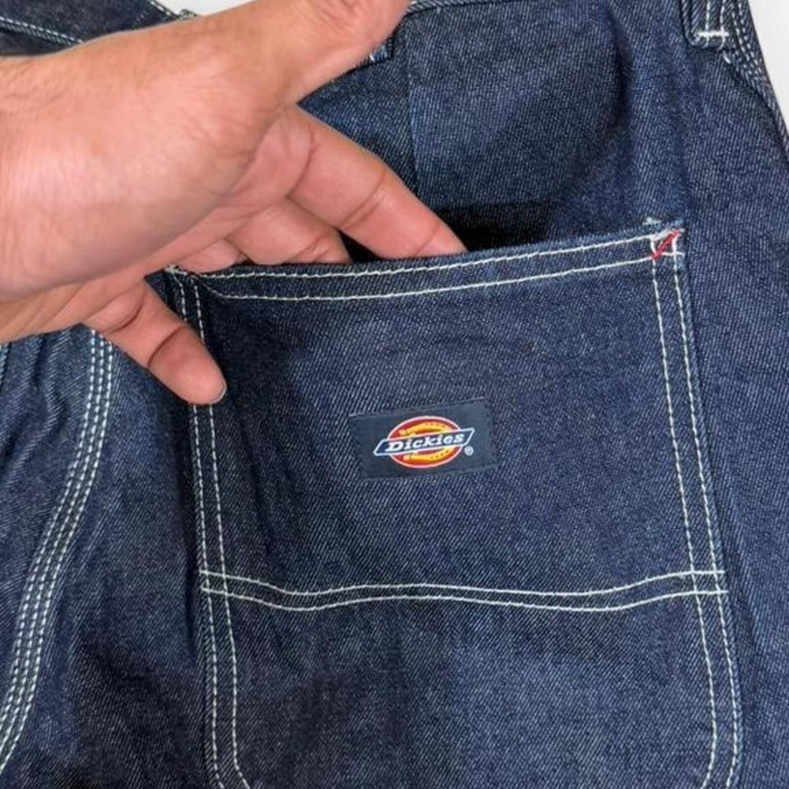 Dickies DICKIES 100 YEAR DENIM DOUBLE KNEE JEANS Size US 31 - 8 Thumbnail