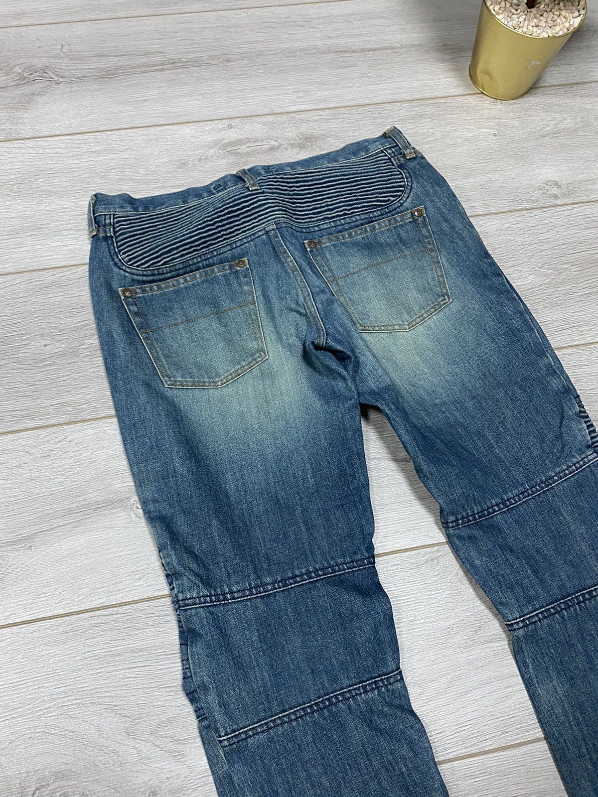 Maison MIHARA YASUHIRO Miharayasuhiro denim biker pants jeans Japanese Size US 32 / EU 48 - 8 Thumbnail