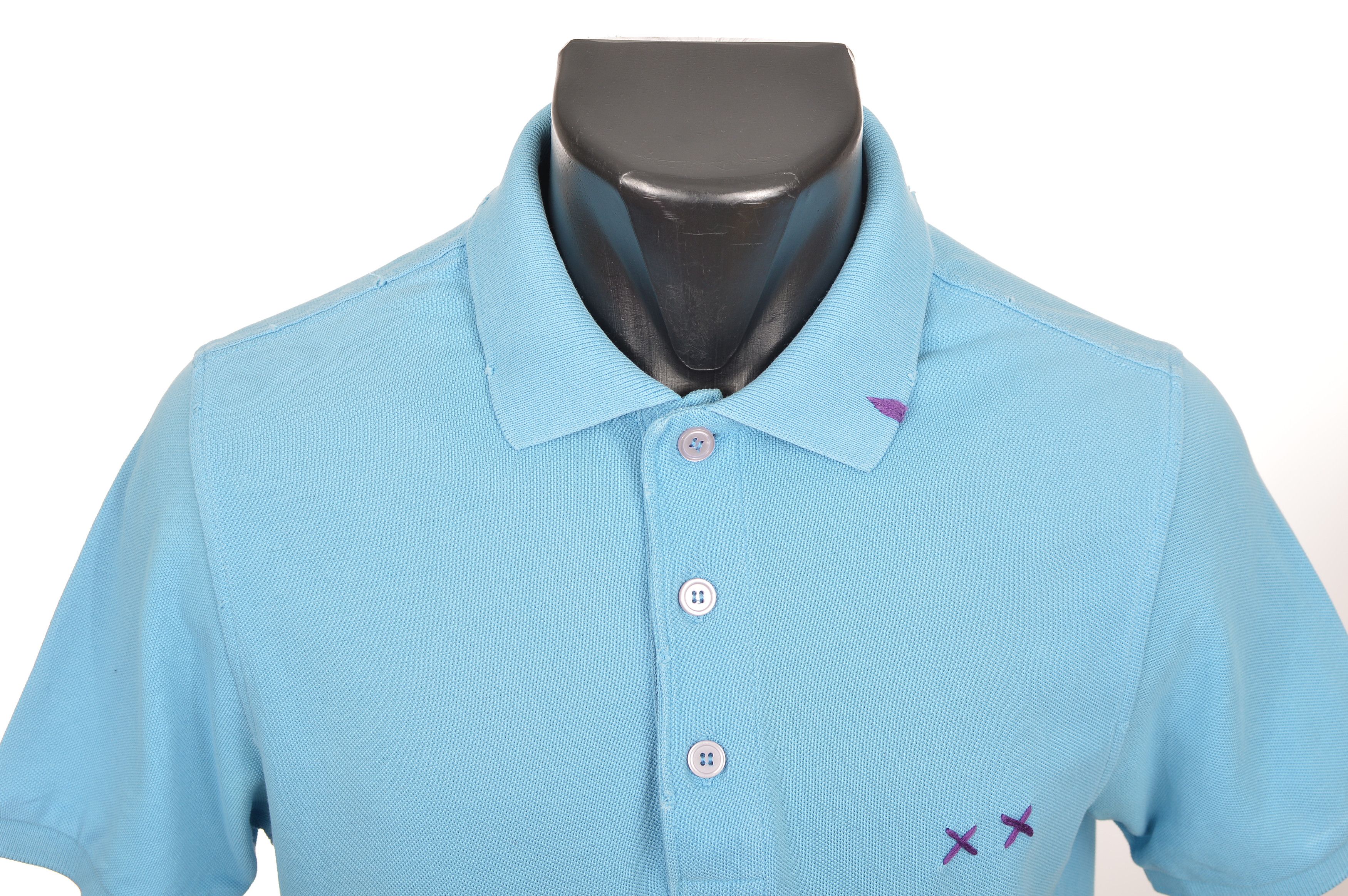 Other Project E Prepster Polo Slim Fit Thrashed Polo Shirt Size US S / EU 44-46 / 1 - 2 Thumbnail