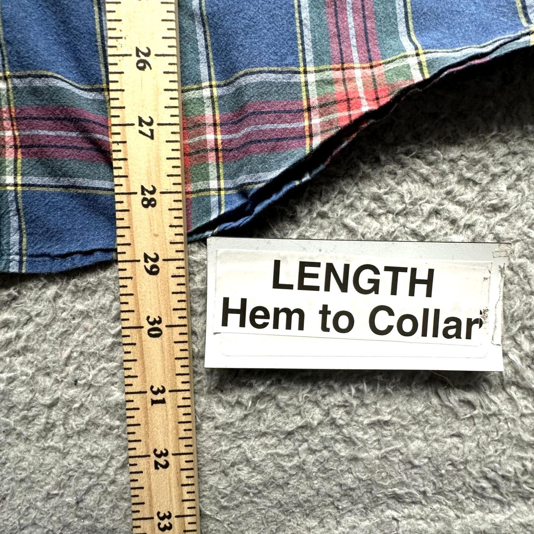 J.Crew J.CREW Shirt Mens Medium Long Sleeve Plaid Button-Down Pocket Cotton Secret Wash Stretch Red Blue Size US M / EU 48-50 / 2 - 5 Thumbnail