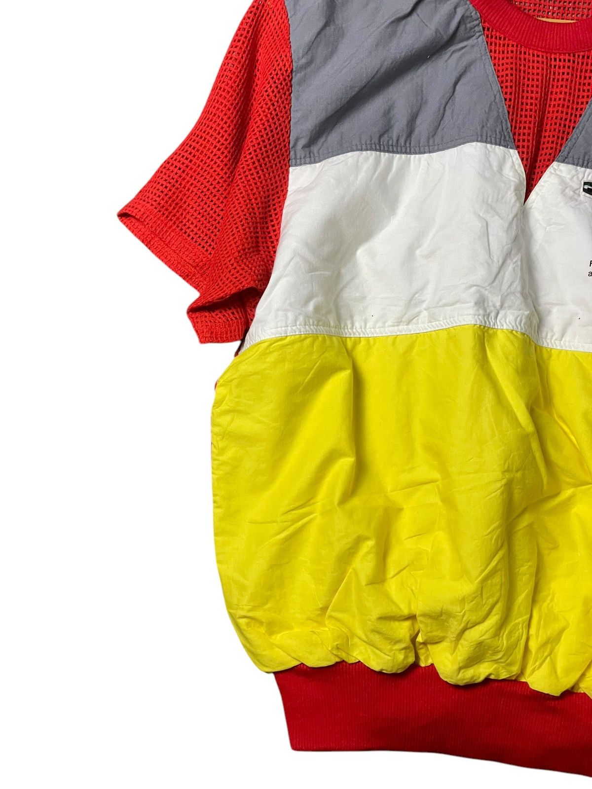 Japanese Brand × Vintage DIMAGGIO Colour Block Back Knitted Pullover Shirt (97) Size US XS / EU 42 / 0 - 4 Thumbnail