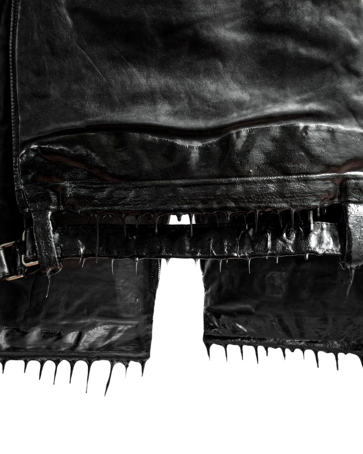 Carol Christian Poell Carol Christian Poell Leather Drip Vestbag AM/2373R Size US M / EU 48-50 / 2 - 6 Thumbnail