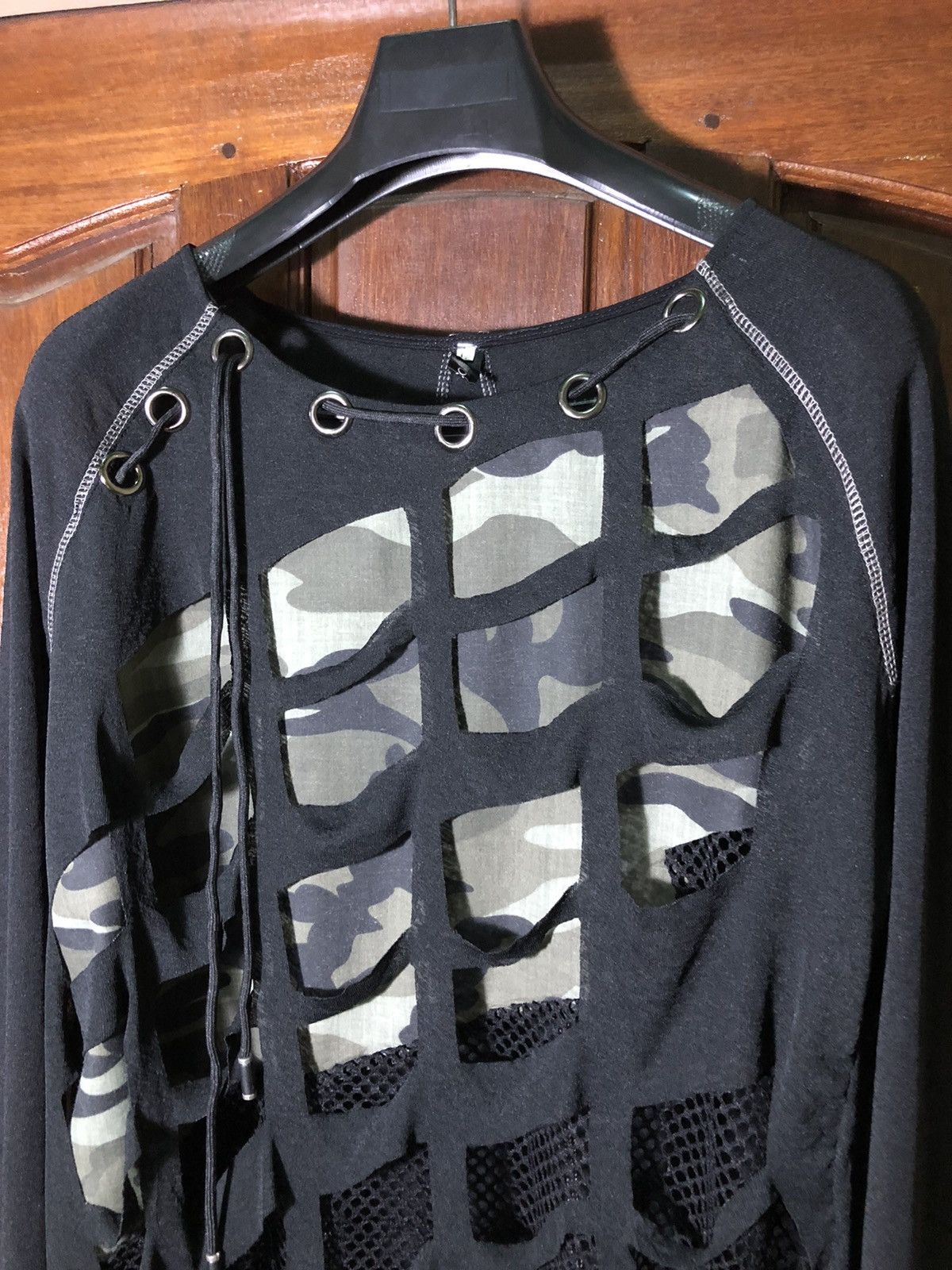 Japanese Brand Japanese Style Double Layer Camo Army Military Mesh Fishnet Size US L / EU 52-54 / 3 - 3 Thumbnail