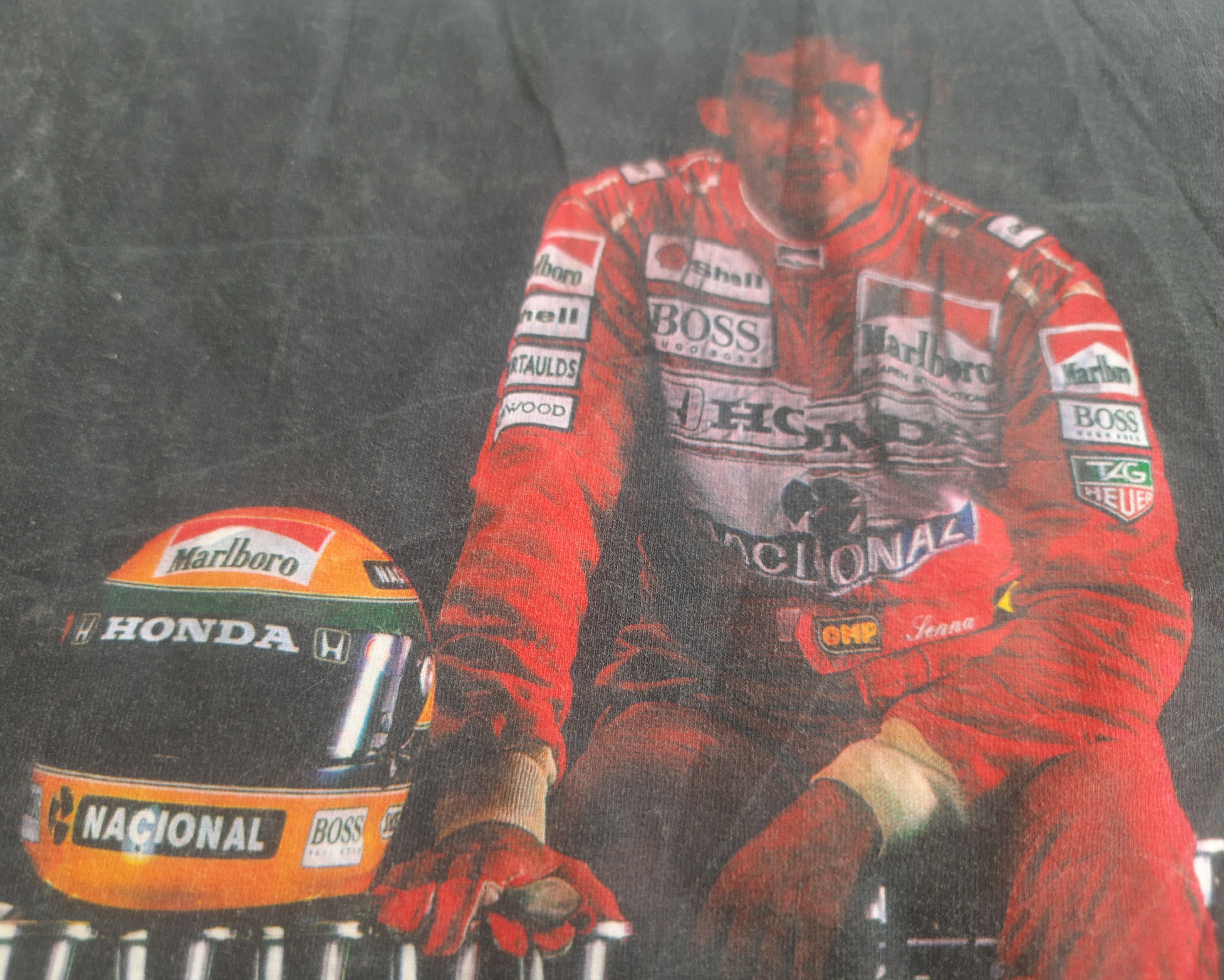 Formula 1 Aryton Senna Memorial Tshirt Size US M / EU 48-50 / 2 - 5 Thumbnail