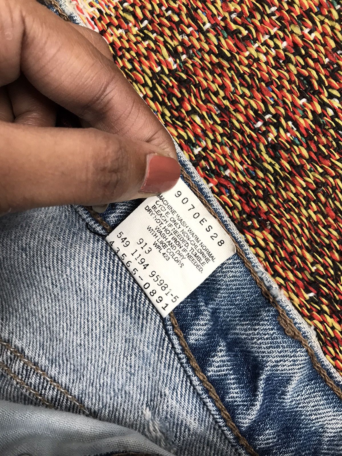 Levi's Vintage Levi’s silver tab denim Size US 30 / EU 46 - 9 Thumbnail