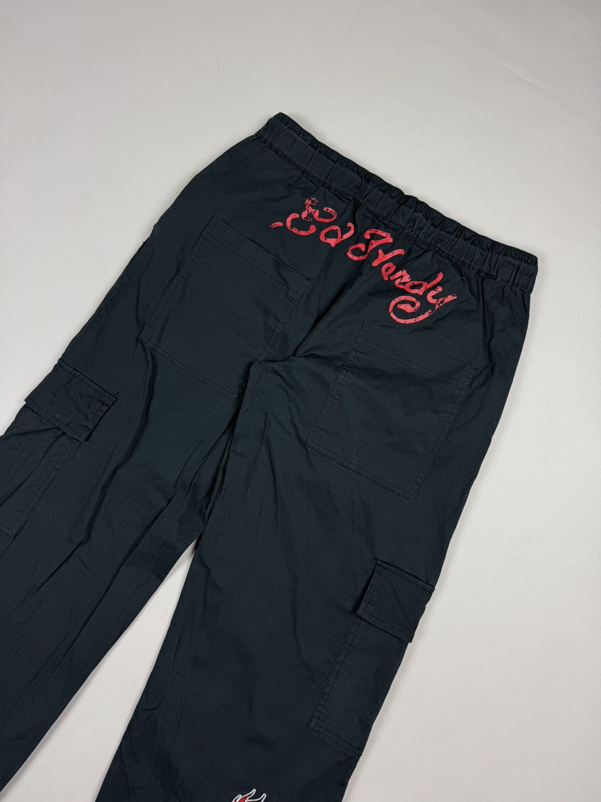 Ed Hardy Ed Hardy Urban Cargo Graphic Print Y2K Parachute Pants Size 28" / US 6 / IT 42 - 19 Thumbnail