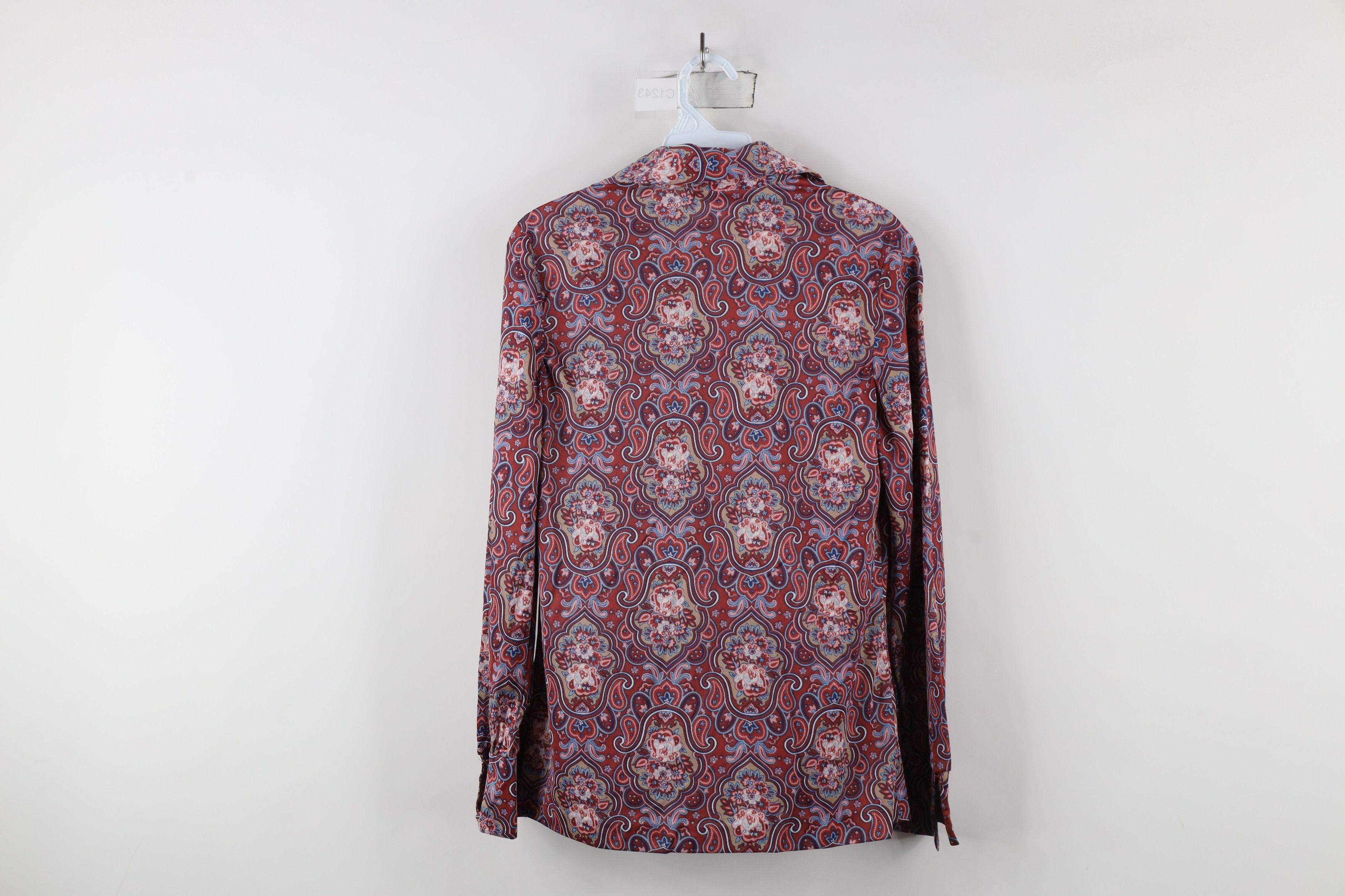 Vintage Vintage 70s Streetwear Knit Collared Button Shirt USA Size M / US 6-8 / IT 42-44 - 8 Thumbnail