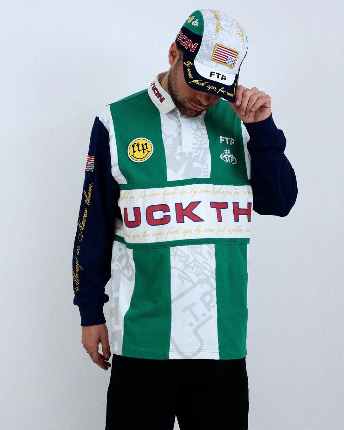 Fuck The Population FTP SOUVENiR CAMP HAT POLO SPORT 5 PANEL CAP Size ONE SIZE - 12 Thumbnail