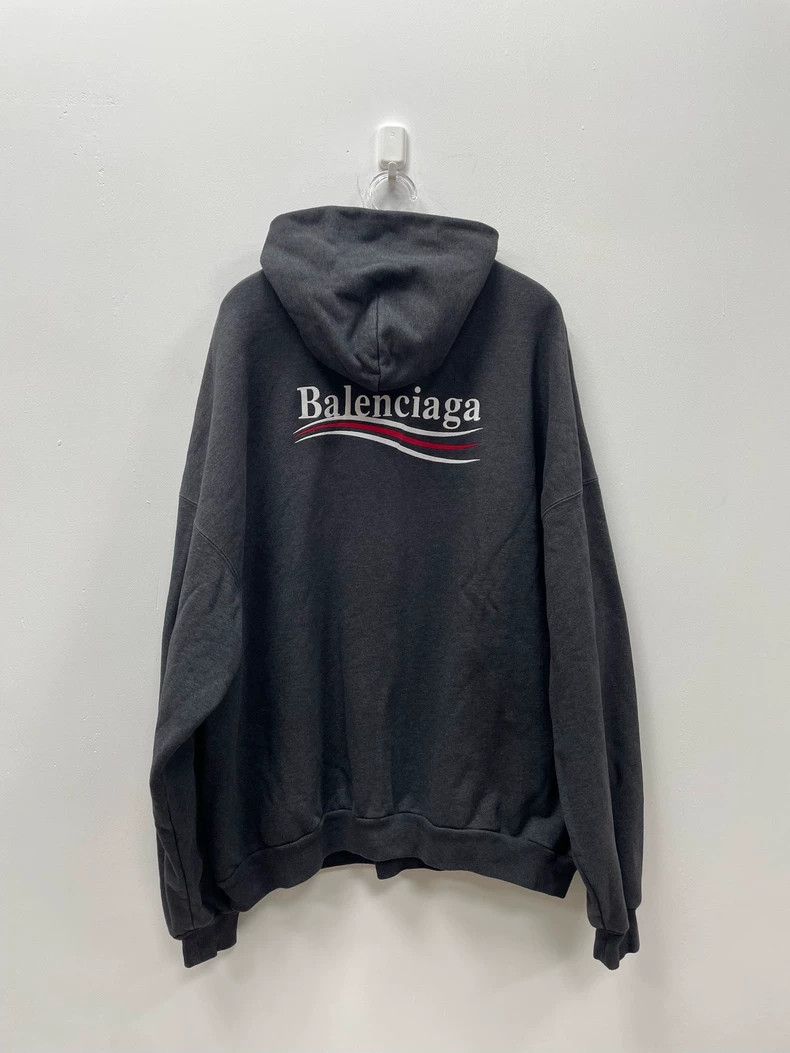 Balenciaga Balenciaga Coke hoodie hooded sweater gray Size US L / EU 52-54 / 3 - 2 Thumbnail