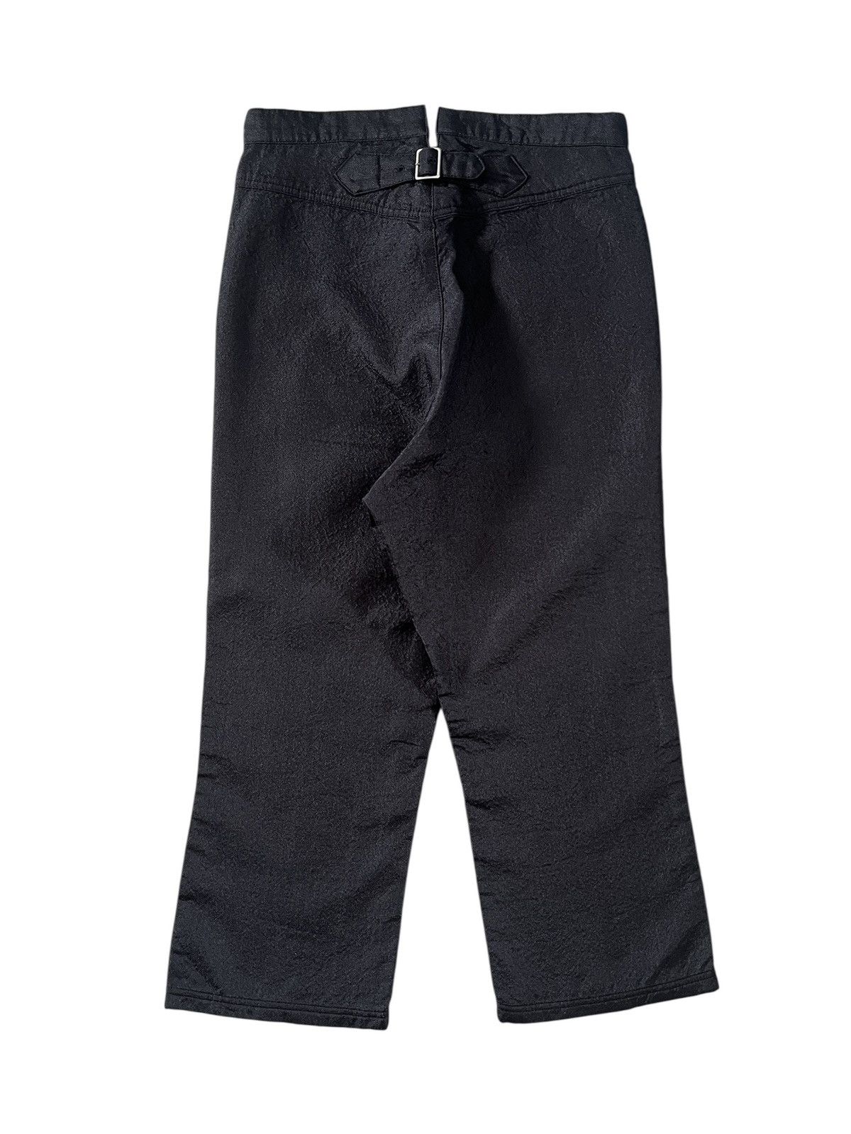 Tricot Comme des Garçons Textured Buckle High Waist Pants Womenswear