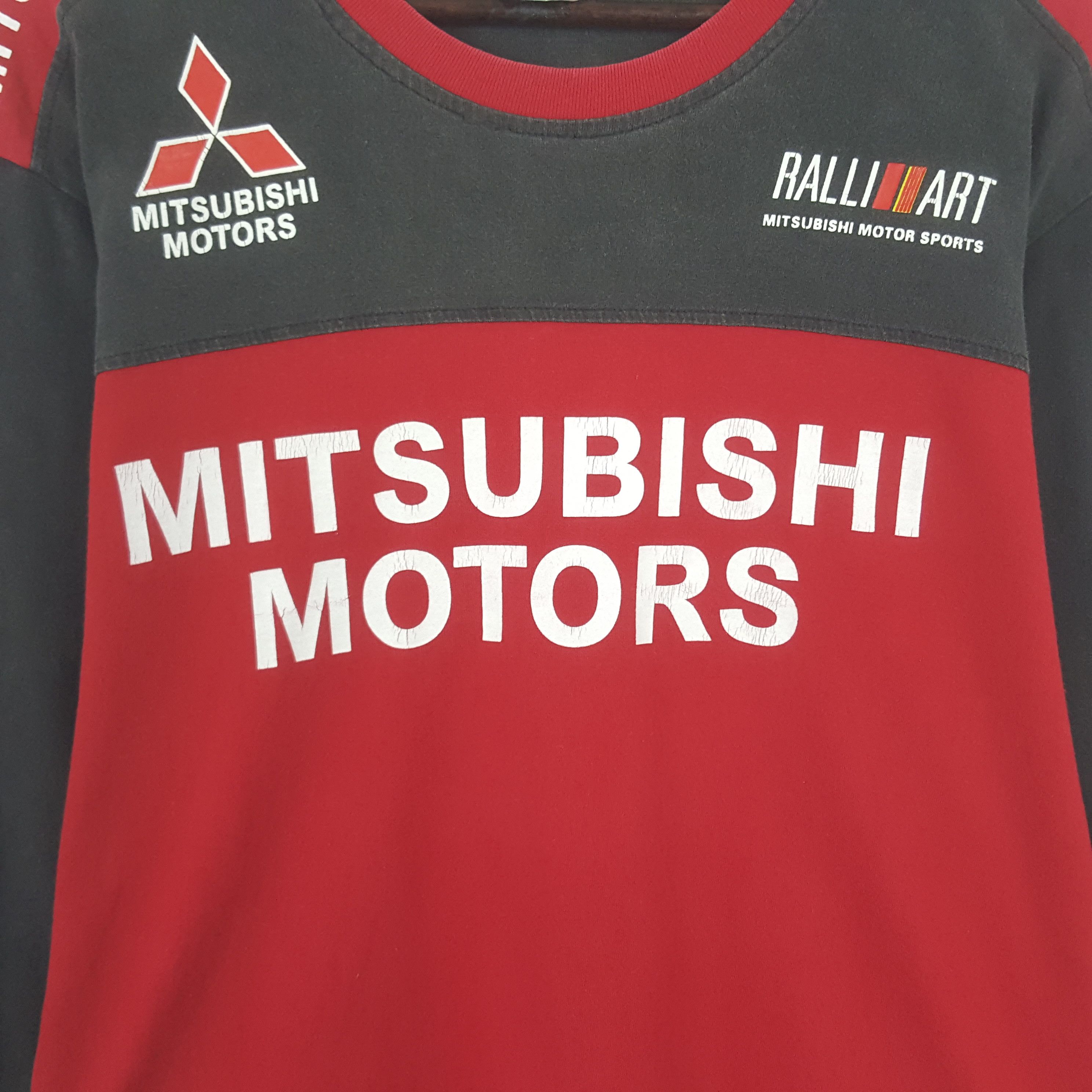 Vintage Vintage Mitsubishi Motors Racing Tshirt Size US L / EU 52-54 / 3 - 2 Thumbnail