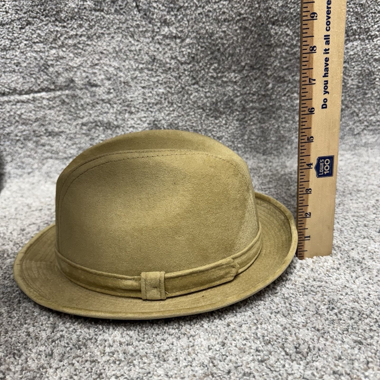Other Vintage 70s Beacon Hill Fedora Hat Mens M 7/7.5 Suede Velour Size ONE SIZE - 8 Thumbnail