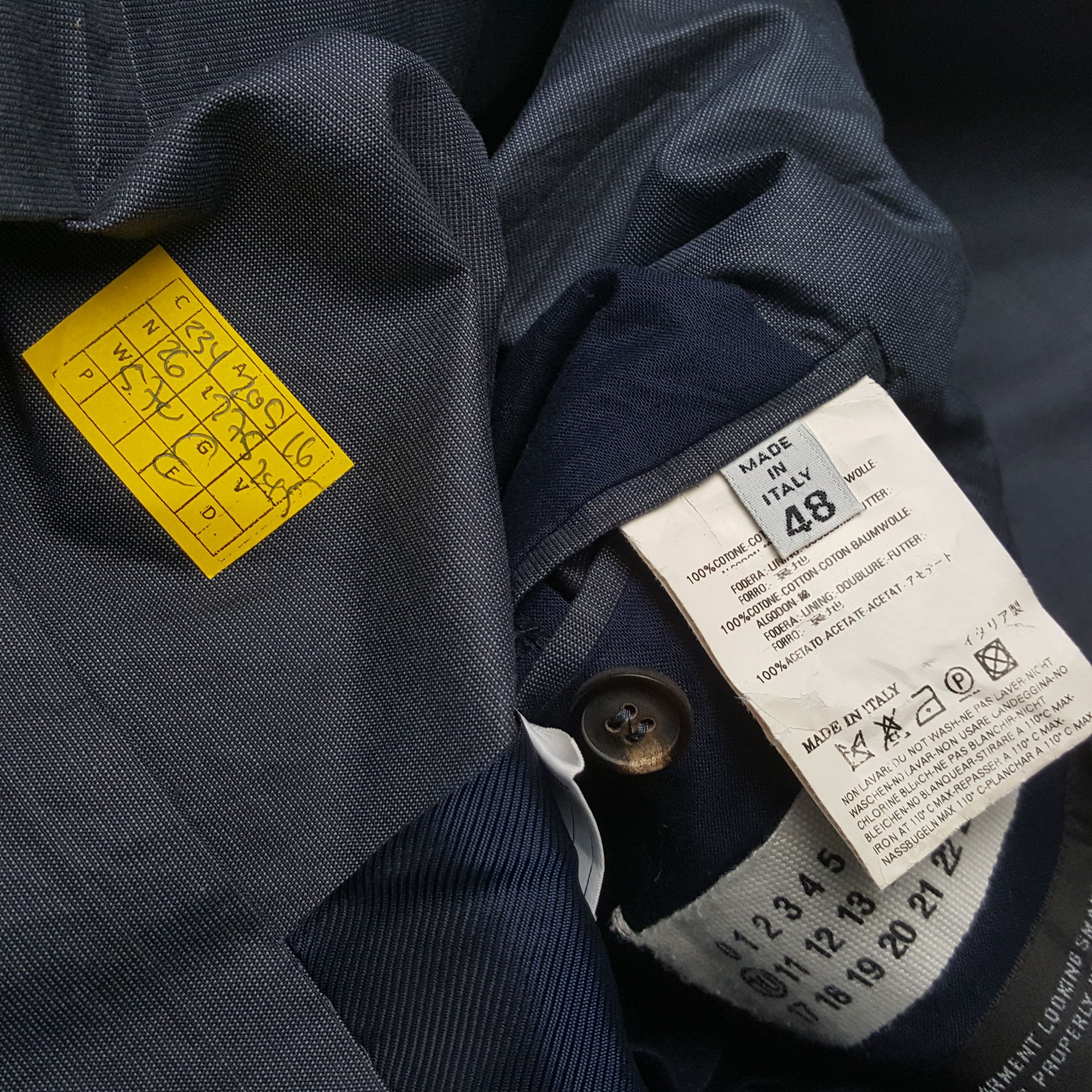Maison Margiela × Vintage Vintage MAISON MARGIELA Italian Fashion Brand Blazer Size 40S - 6 Thumbnail
