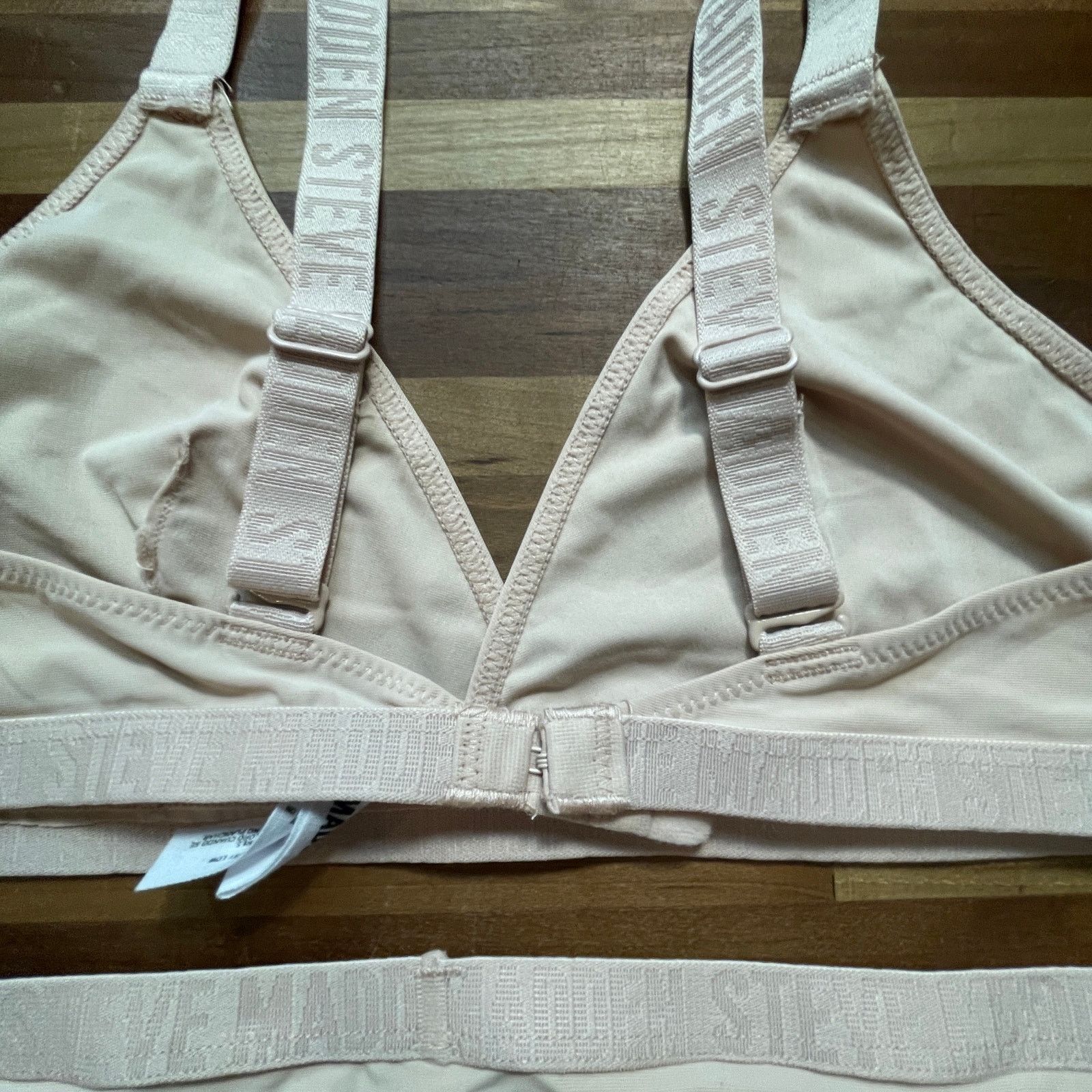 Steve Madden Steve Madden Women’s Triangle X-Back Bra/panty set, tan m Size ONE SIZE - 4 Thumbnail