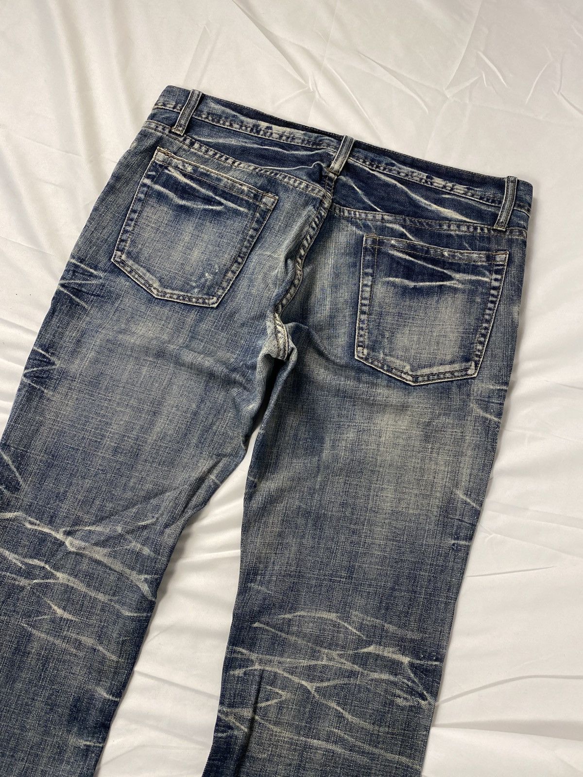 Japanese Brand 2000 Rupert Edge Washed Japanese Punk Style Jeans Denims Size US 35 - 16 Thumbnail