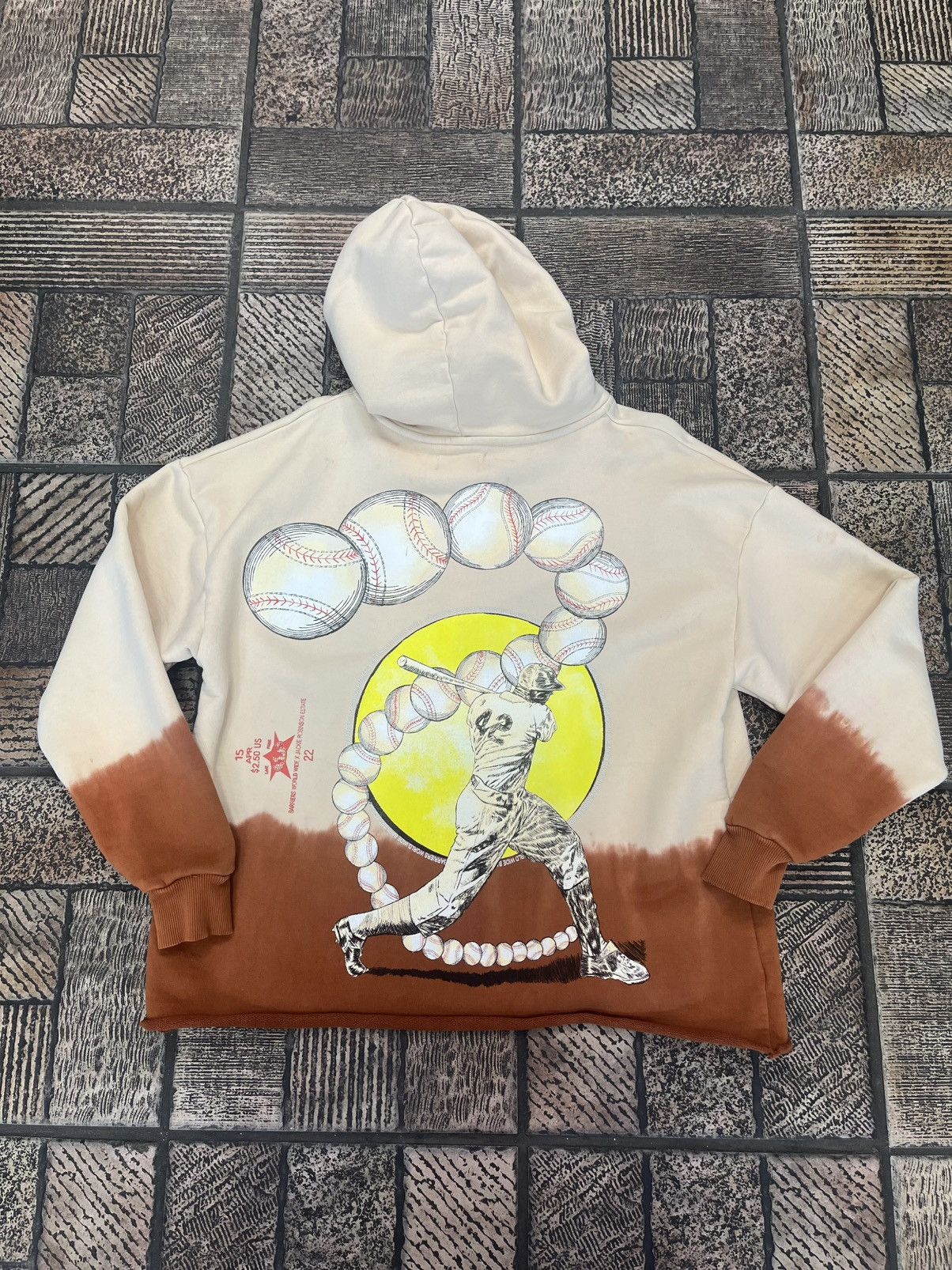 Barriers New Barriers Jackie Robinson 2 tone oversized Hoodie Sz. XS Size US XS / EU 42 / 0 - 2 Thumbnail