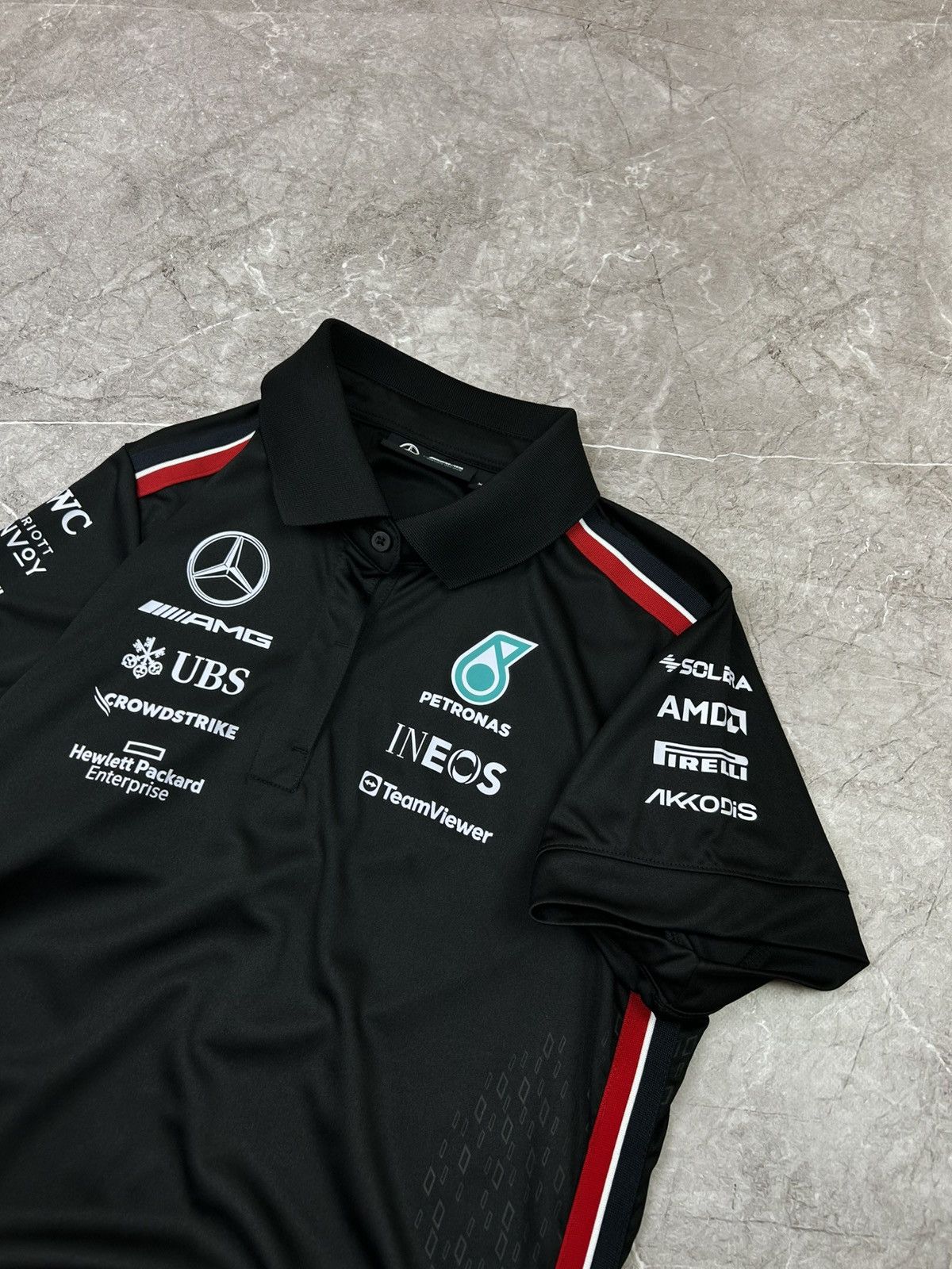 Mercedes-Benz × Tommy Hilfiger Mercedes Benz AMG Polo Petronas Size L Size US L / EU 52-54 / 3 - 4 Thumbnail
