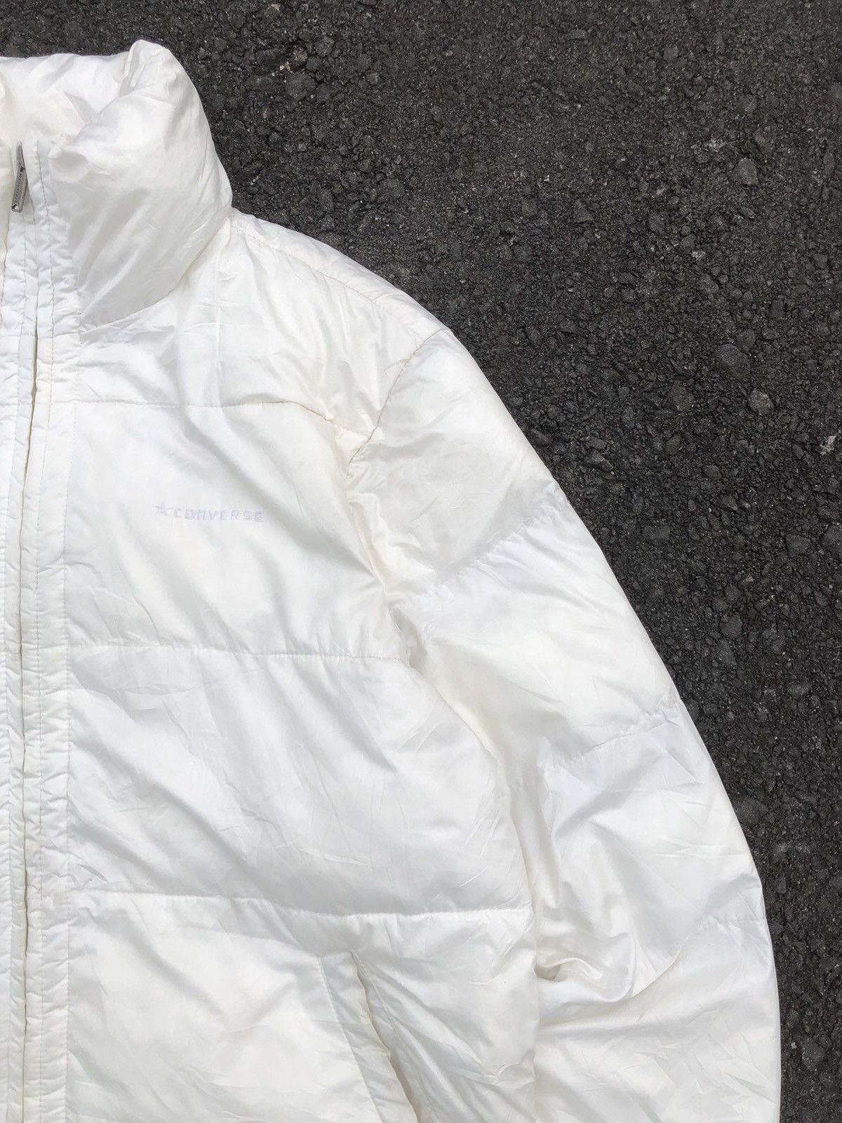 Japanese Brand Vintage Y2K Converse Fullzipper Winter Puffer Jacket Size US XL / EU 56 / 4 - 6 Thumbnail