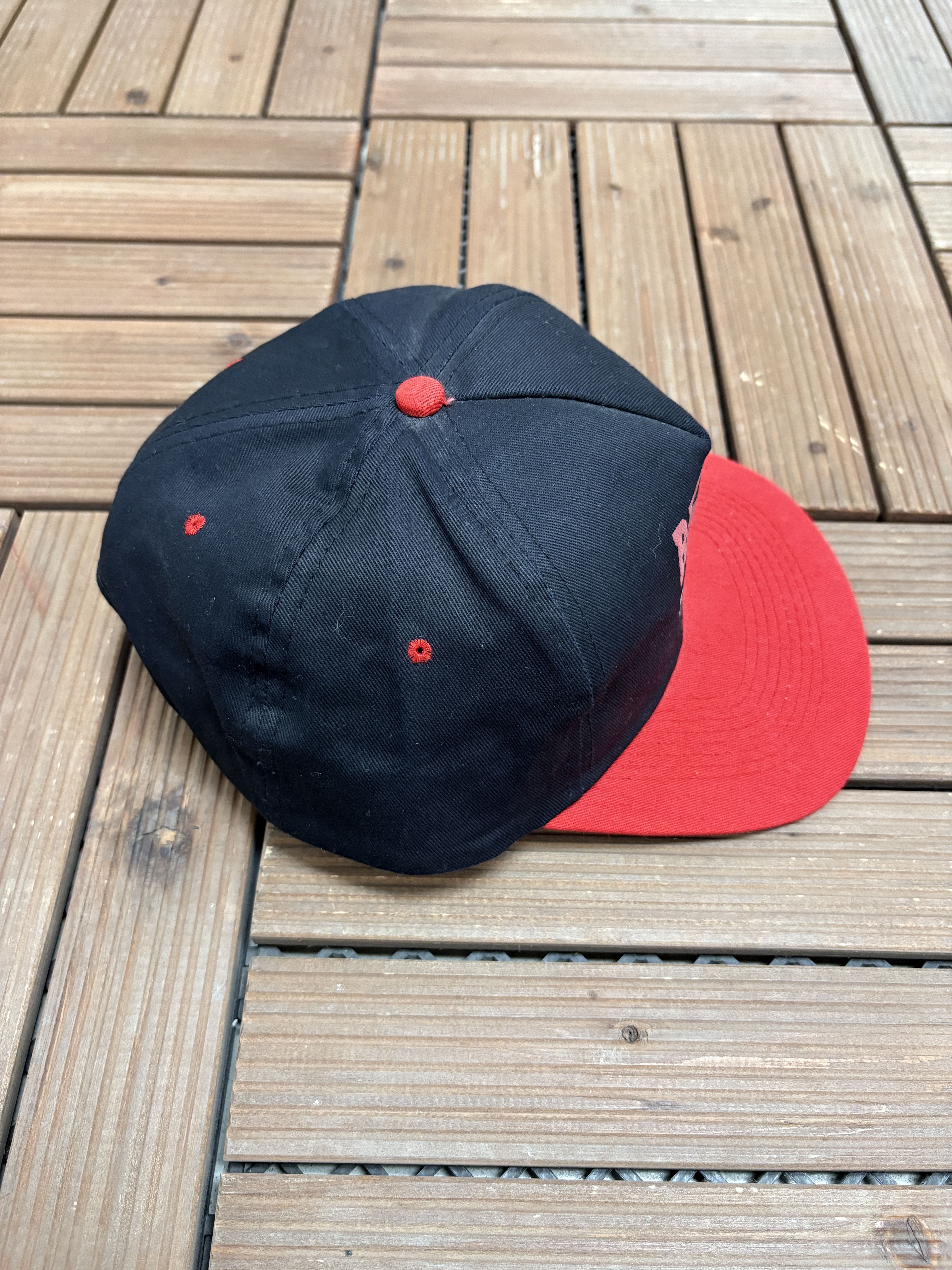 Vintage Red Dog Beer University Vintage Black Snap Back Hat Size ONE SIZE - 4 Thumbnail