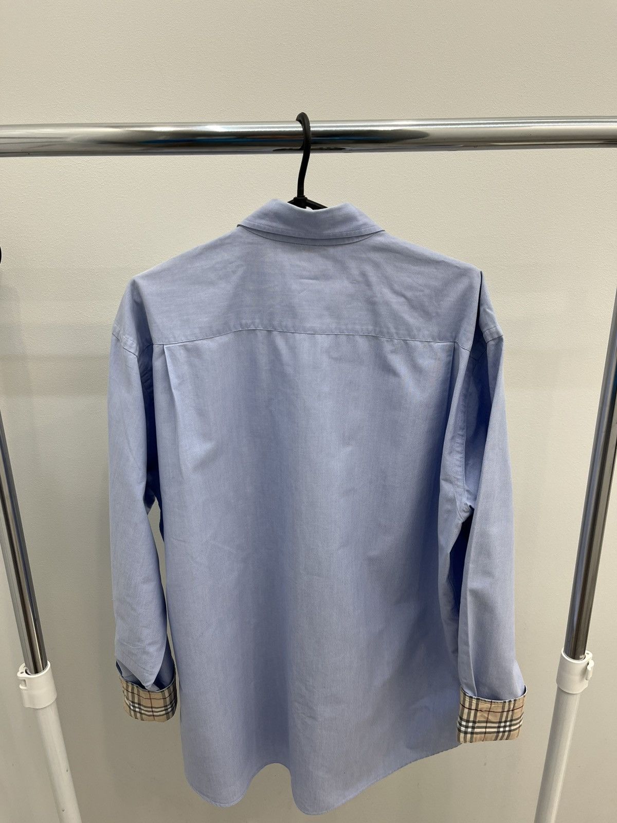 Burberry Burberry Nova Check Cotton Logo Shirt Size US XL / EU 56 / 4 - 3 Thumbnail