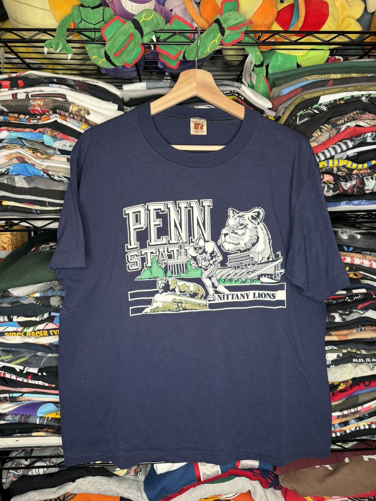 Logo 7 × Vintage Vintage 80s Logo 7 Penn State Nittany Lions L/XL Graphic Tee Size US XL / EU 56 / 4 - 1 Thumbnail