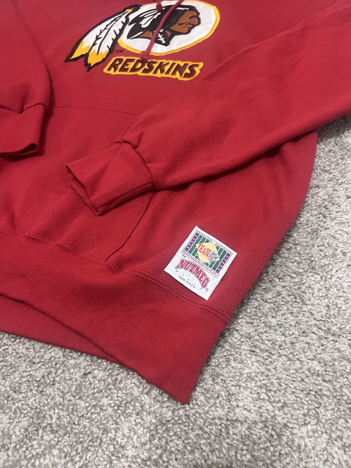 Nutmeg Redskins Vintage Nutmeg Hoodie Size US L / EU 52-54 / 3 - 4 Thumbnail