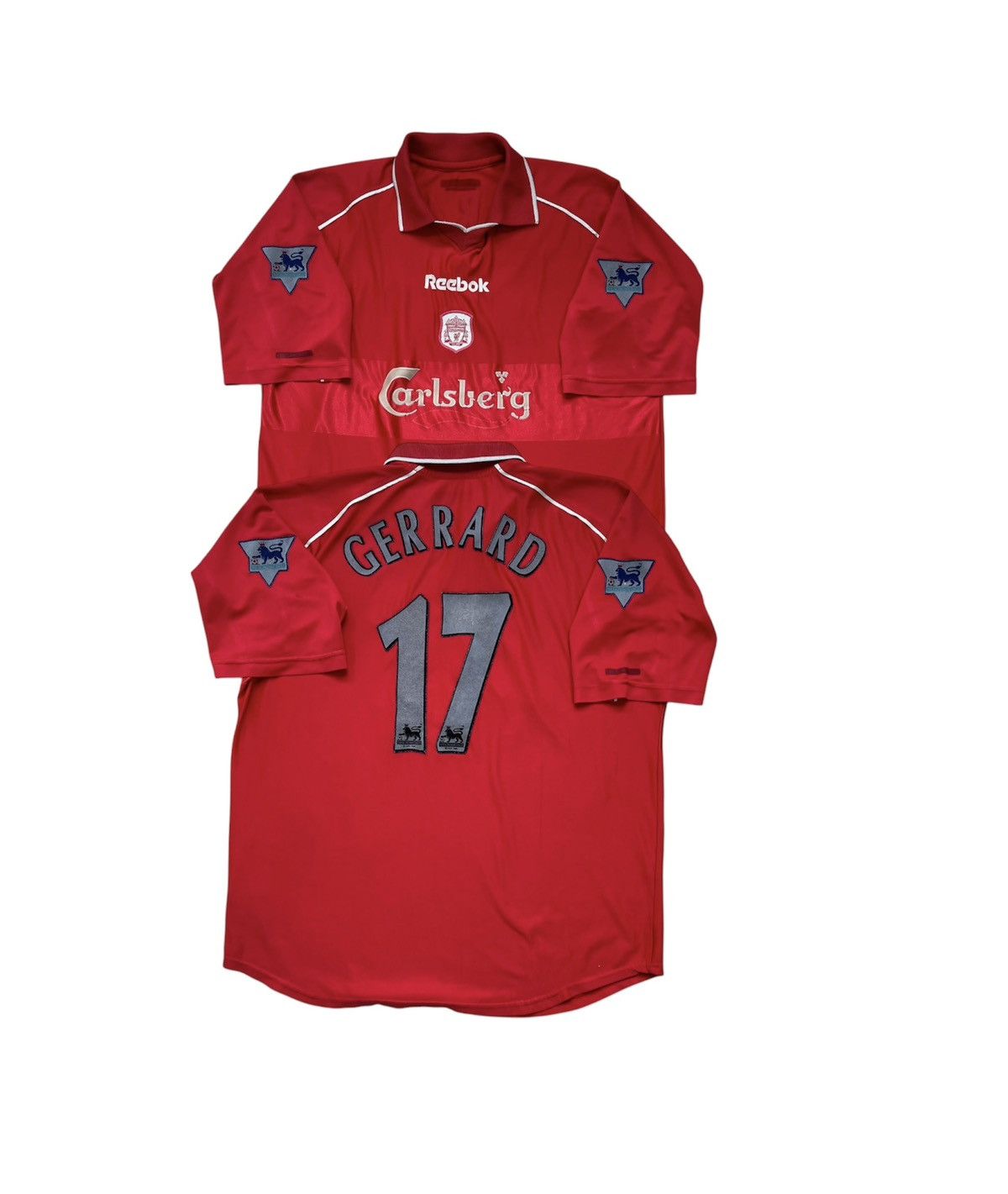 Reebok Liverpool 2000/2002 Gerard #17 Vintage Soccer Jersey