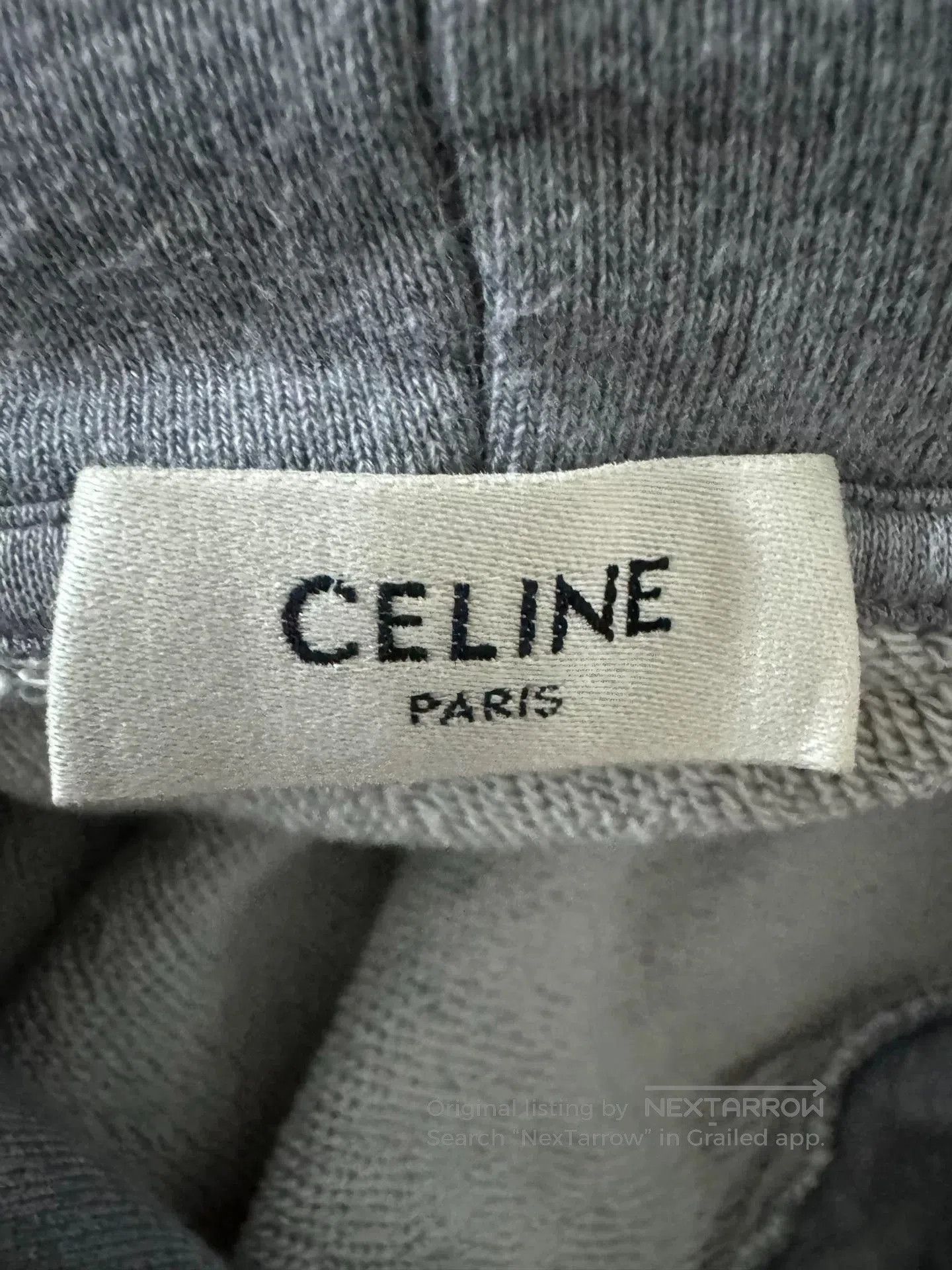 Other celine logo hoodie in gray color. Size US M / EU 48-50 / 2 - 3 Thumbnail
