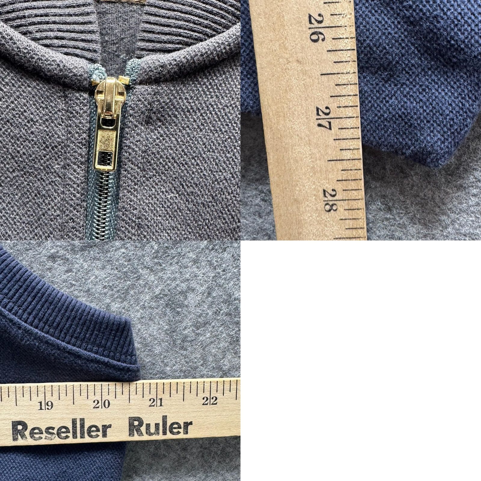 Vintage Left Coast Tee Vest Mens M Blue Zip Logo Sleeveless Knit 100% Cotton Midweight Crew Neck Made in Peru Size US M / EU 48-50 / 2 - 10 Thumbnail