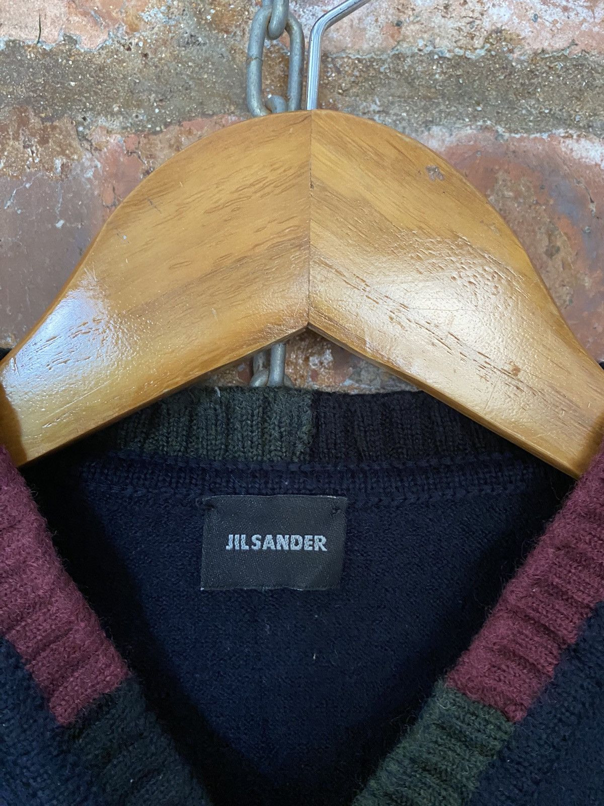 Jil Sander 1990s Jil Sander wool neck multicolor Size US XS / EU 42 / 0 - 8 Thumbnail
