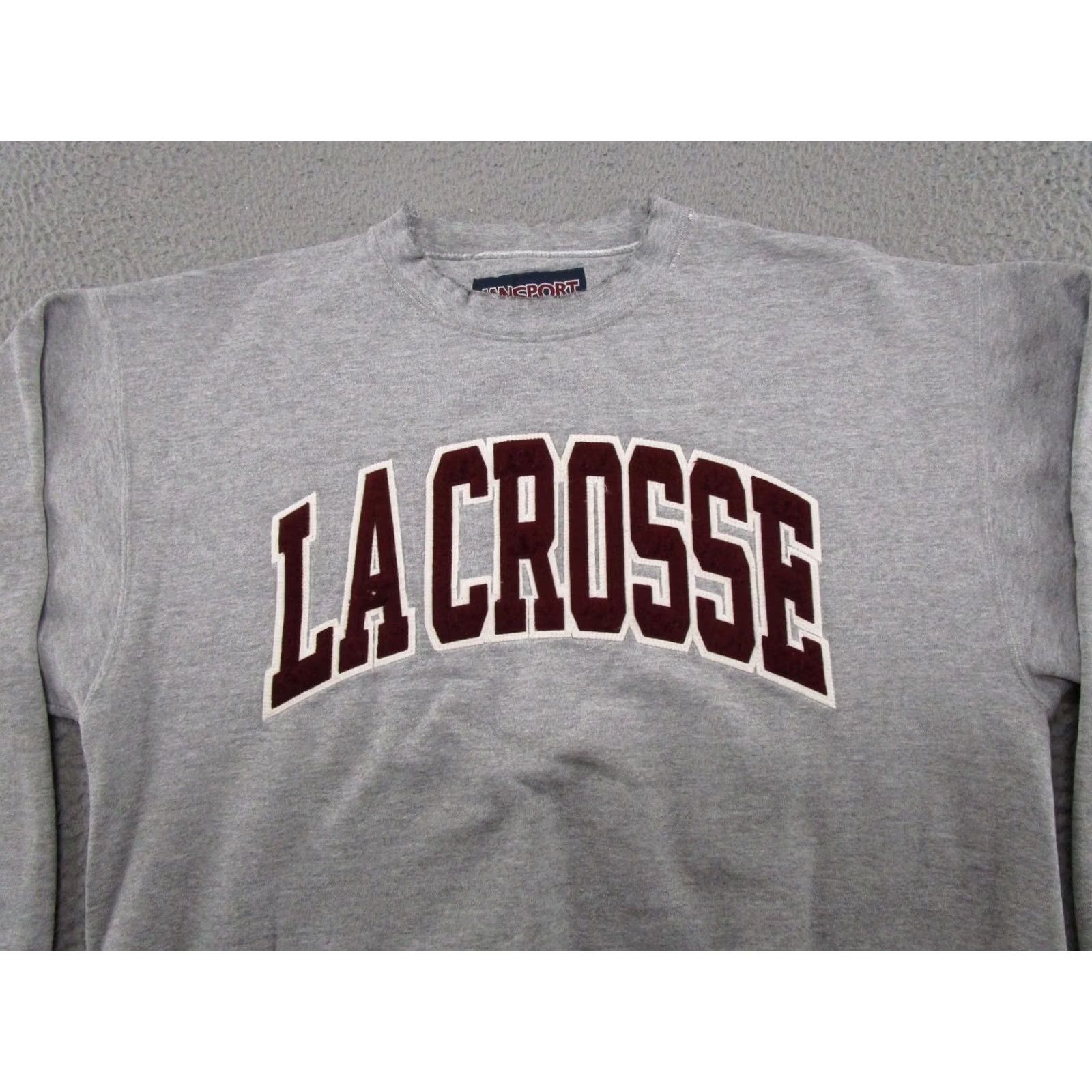 Jansport VTG JanSport University of Wisconsin La Crosse Spell Out Sweatshirt Size L Gray UW-Lacrosse Sports University Crew Neck Mens Sweatshirt Size US L / EU 52-54 / 3 - 2 Thumbnail