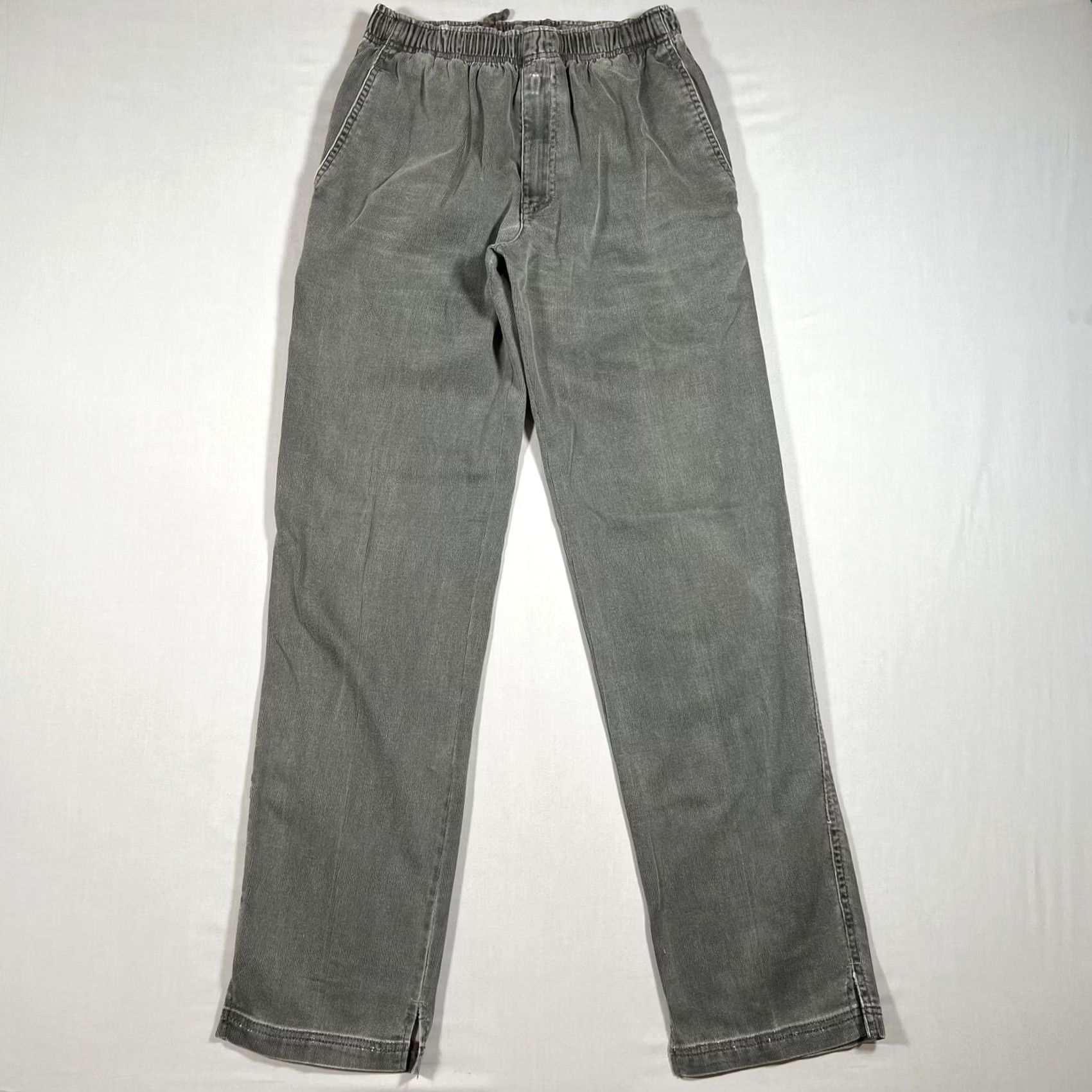 The Territory Ahead The Territory Ahead Men Small Gray Corduroy Pants Elastic Waist Drawstring Size US 29 - 2 Thumbnail