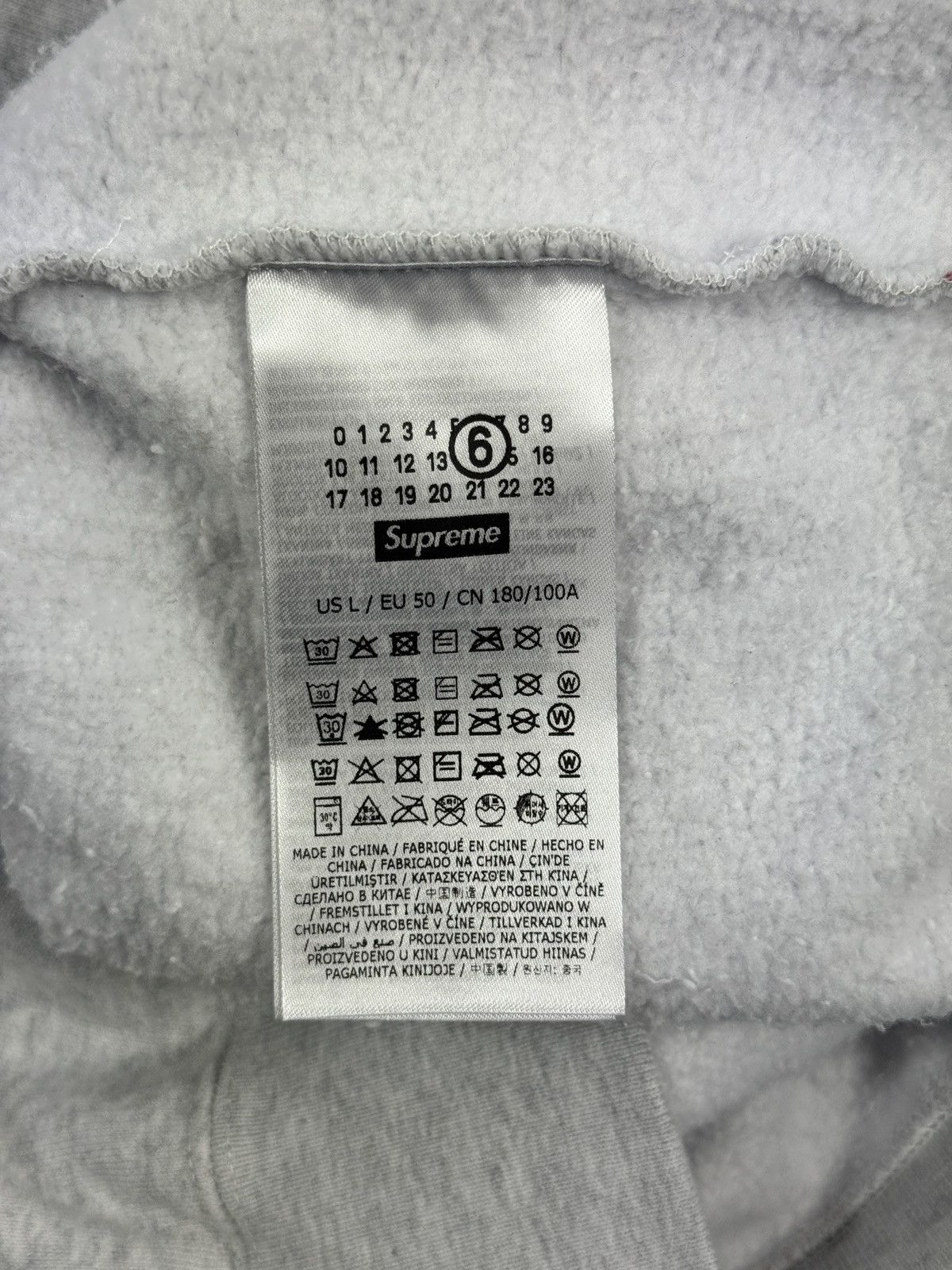 Maison Margiela × Supreme MM6 EAGLE ZIP UP HOODIE Size US L / EU 52-54 / 3 - 6 Thumbnail