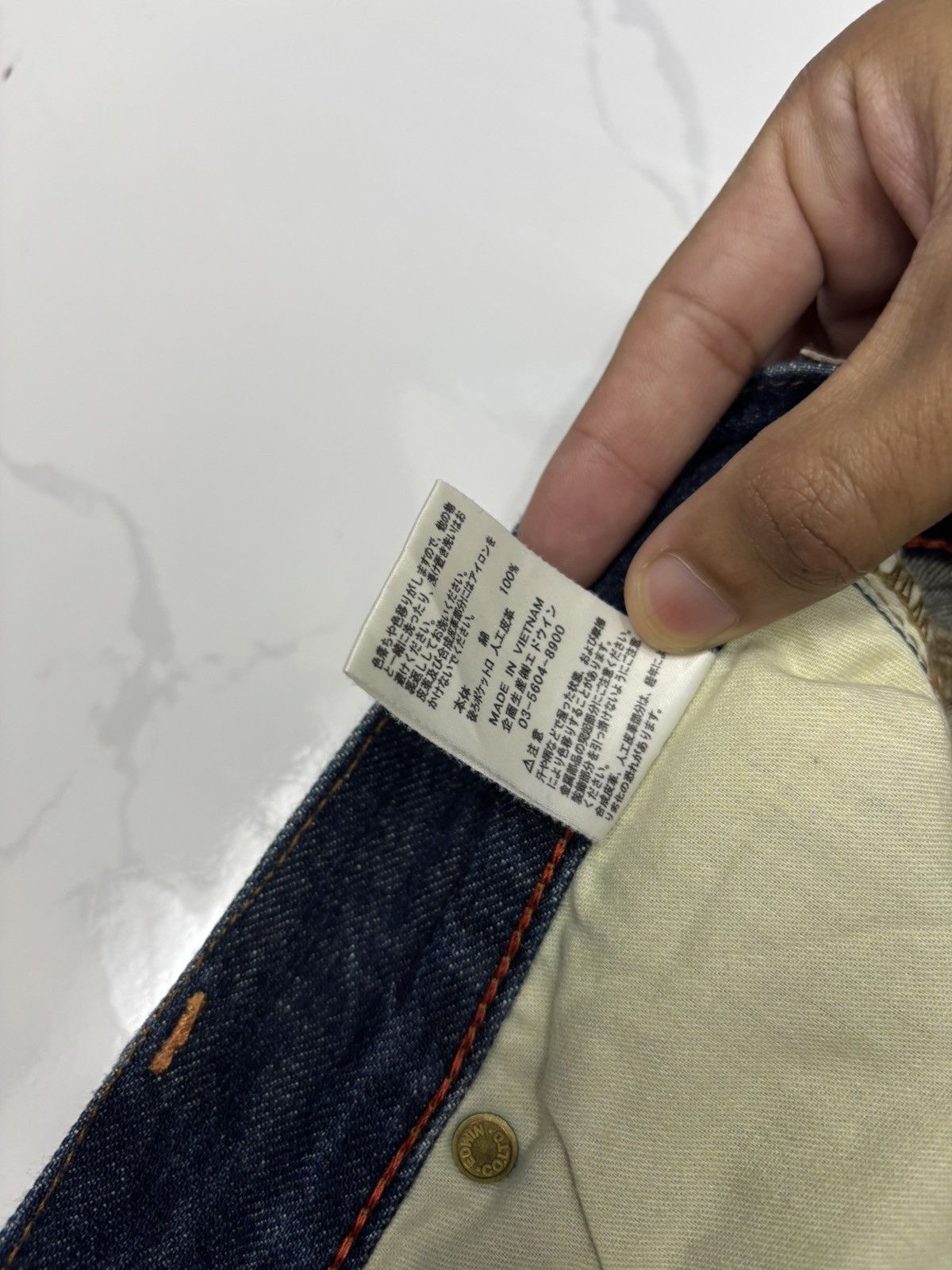 If Six Was Nine 🔥RARE EDWIN EXCLUSIVE VINTAGE WINGS EMBROIDERY DENIM JEANS Size US 30 / EU 46 - 12 Thumbnail