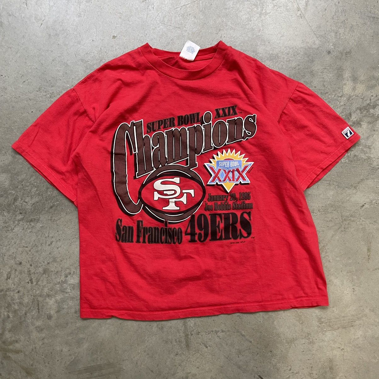 SAN FRANCISCO 49ERS CLASSIC SJ BOXY TEE (BLACK)