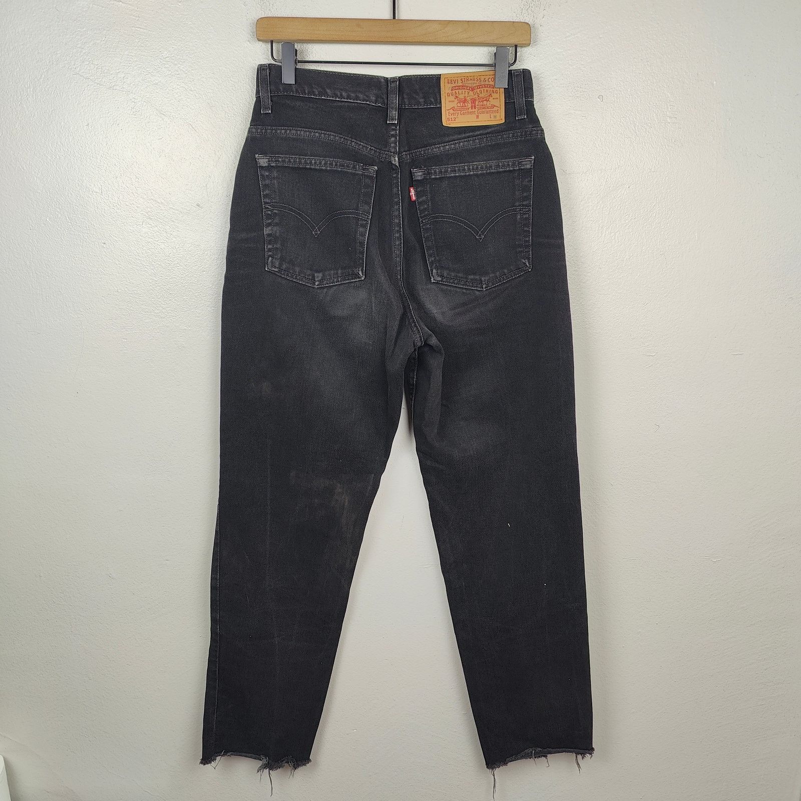 Levi's Vintage 90s Levi's 512 Jeans Womens 8 Black Wash Size US 29 - 6 Thumbnail