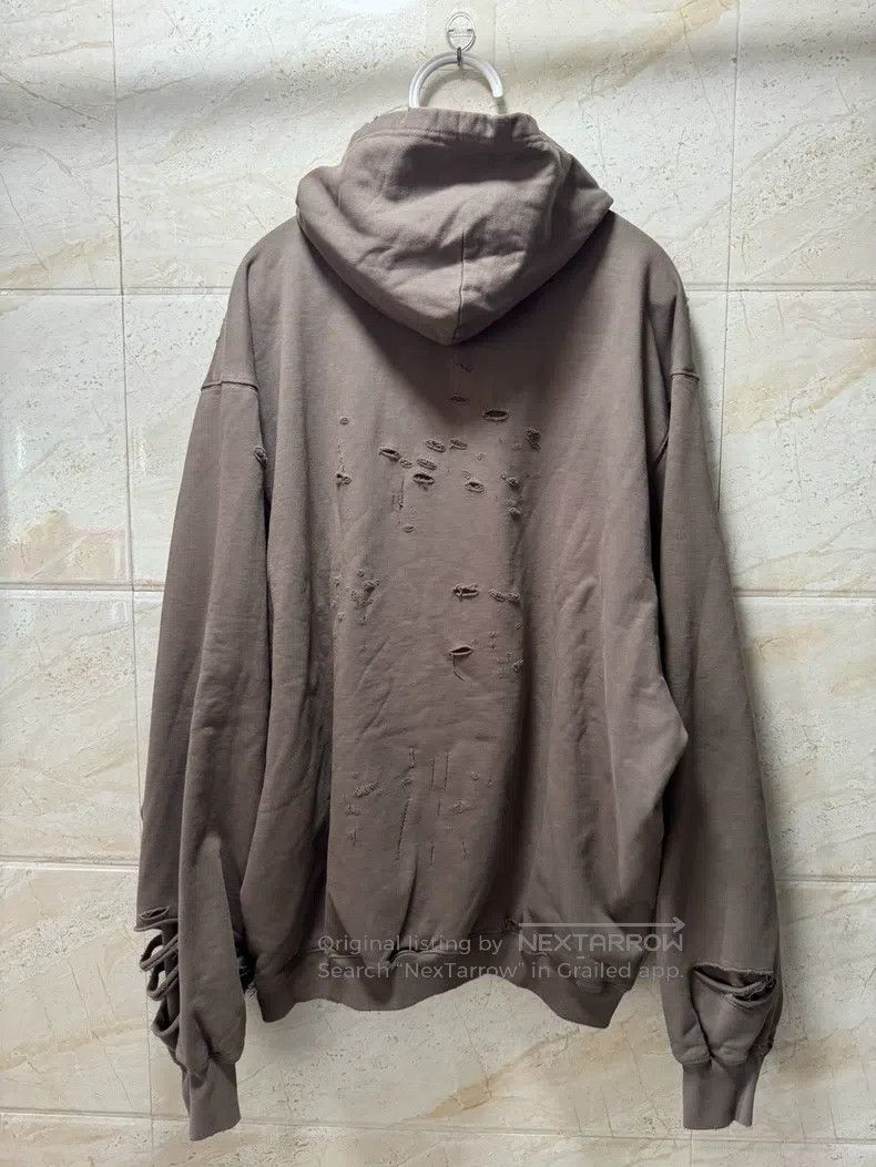Balenciaga Balenciaga Destruction Hooded Sweatshirt Size US XXS / EU 40 - 6 Thumbnail