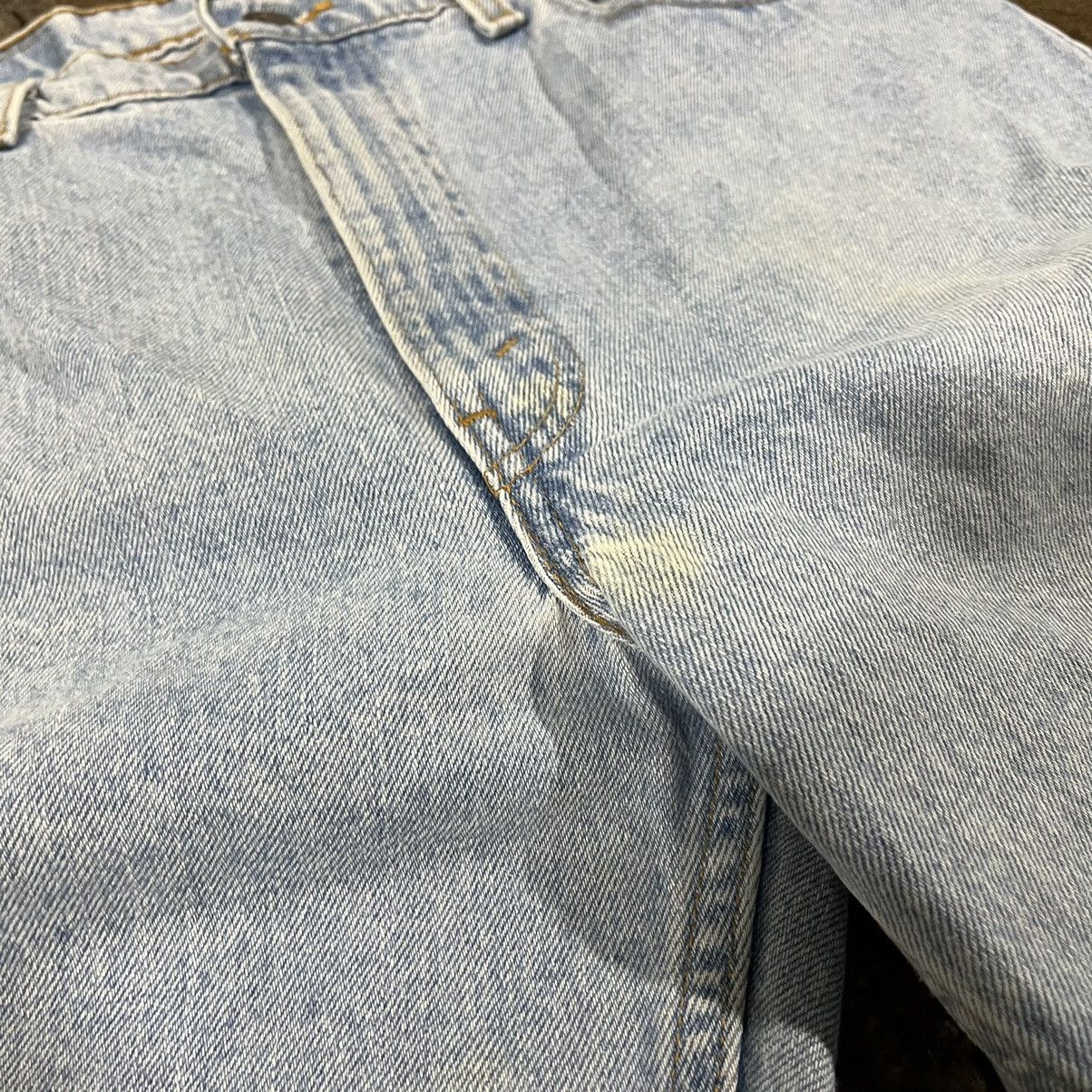 Levi's × Vintage Crazy Vintage 90s Levi's 550 Faded Light Wash Skater Jeans Size US 36 / EU 52 - 7 Thumbnail
