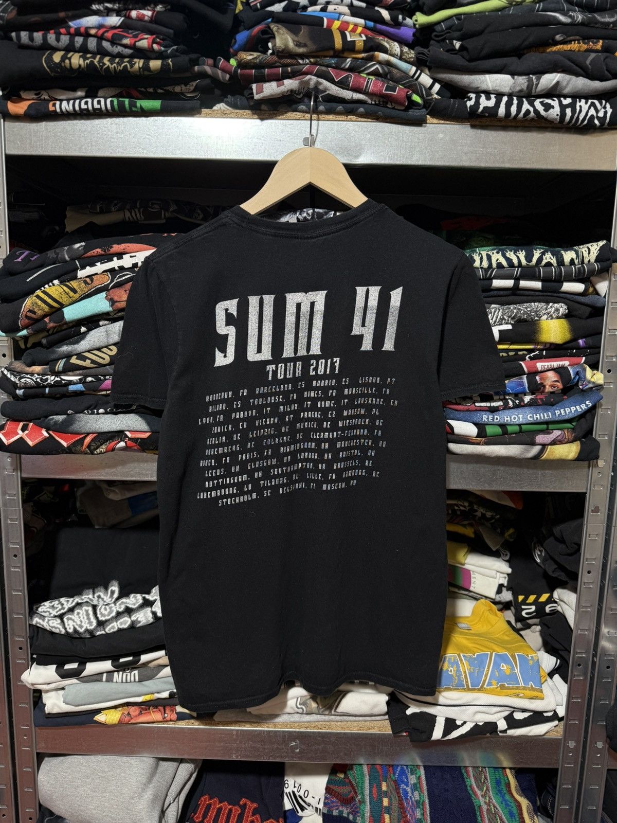 Vintage Vintage Sum 41 Tour 2017 Rock Band Retro T-Shirt Y2K Hype Size US S / EU 44-46 / 1 - 2 Thumbnail