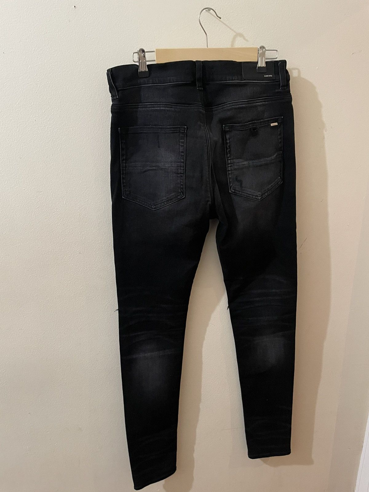 Amiri Amiri Ultra Suede MX1 Jean 'Aged Black' | Grailed