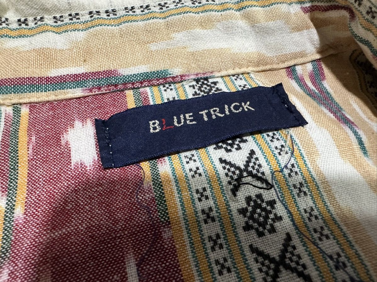 Japanese Brand 🔥Vintage Blue Trick Aztec Native Western Shirt Kapital Style Size US L / EU 52-54 / 3 - 5 Thumbnail
