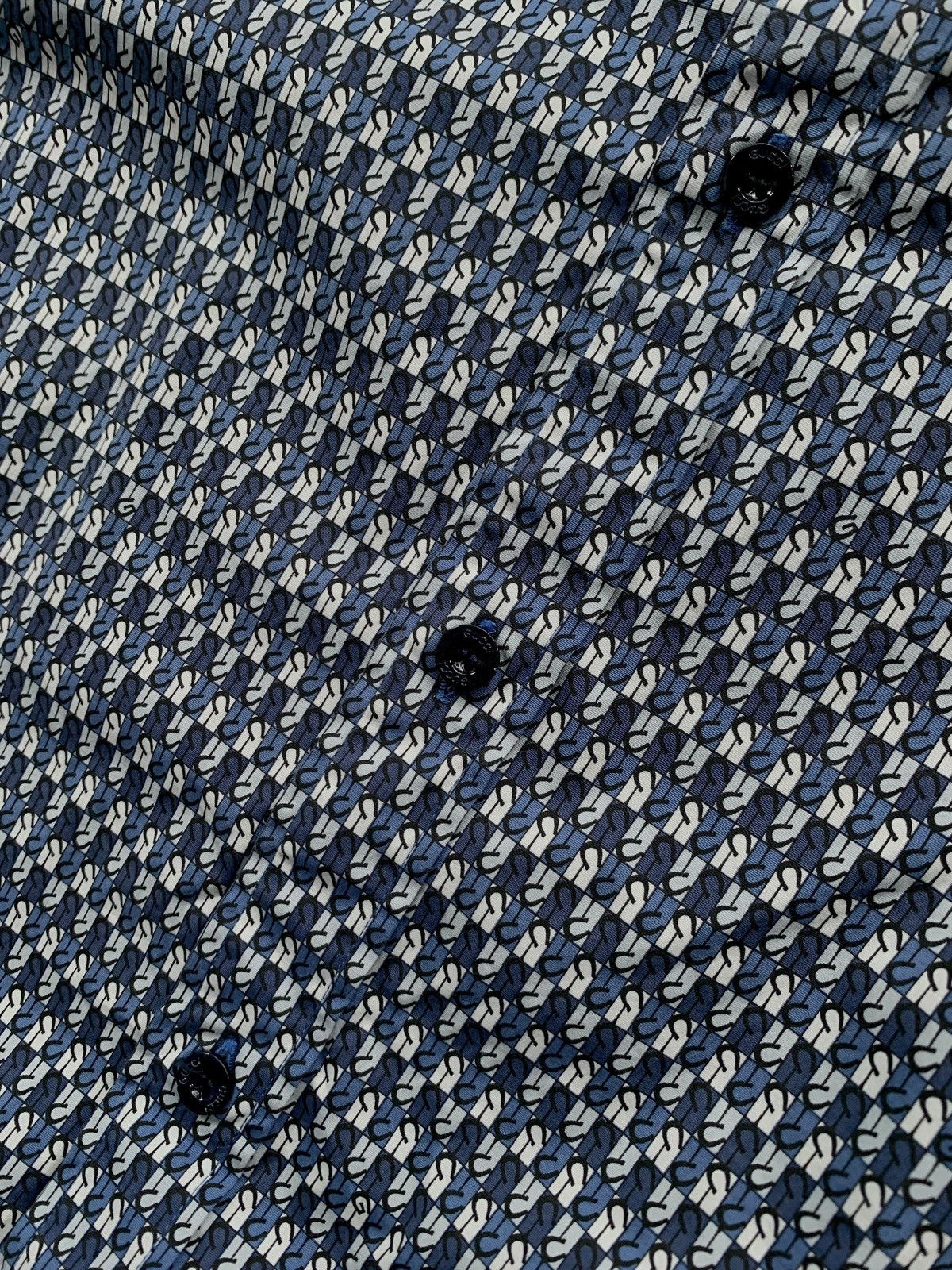 Gucci FREE TAX! 2000s Monogram Slim Shirt Size US S / EU 44-46 / 1 - 5 Thumbnail