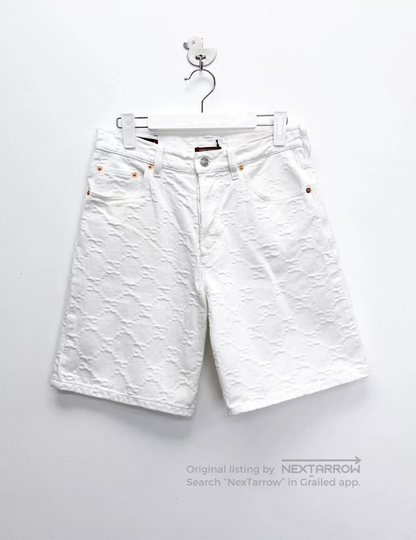 Gucci gucci double g logo denim shorts. Size 25" / US 0 / IT 36 - 1 Thumbnail