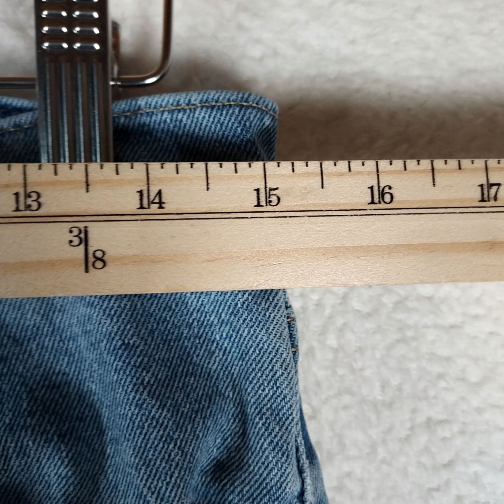 Gap VINTAGE GAP 90s Straight High Rise Jeans Women’s 28L Light Blue Denim 5-Pocket Jeans Womens Size 28" / US 6 / IT 42 - 6 Thumbnail