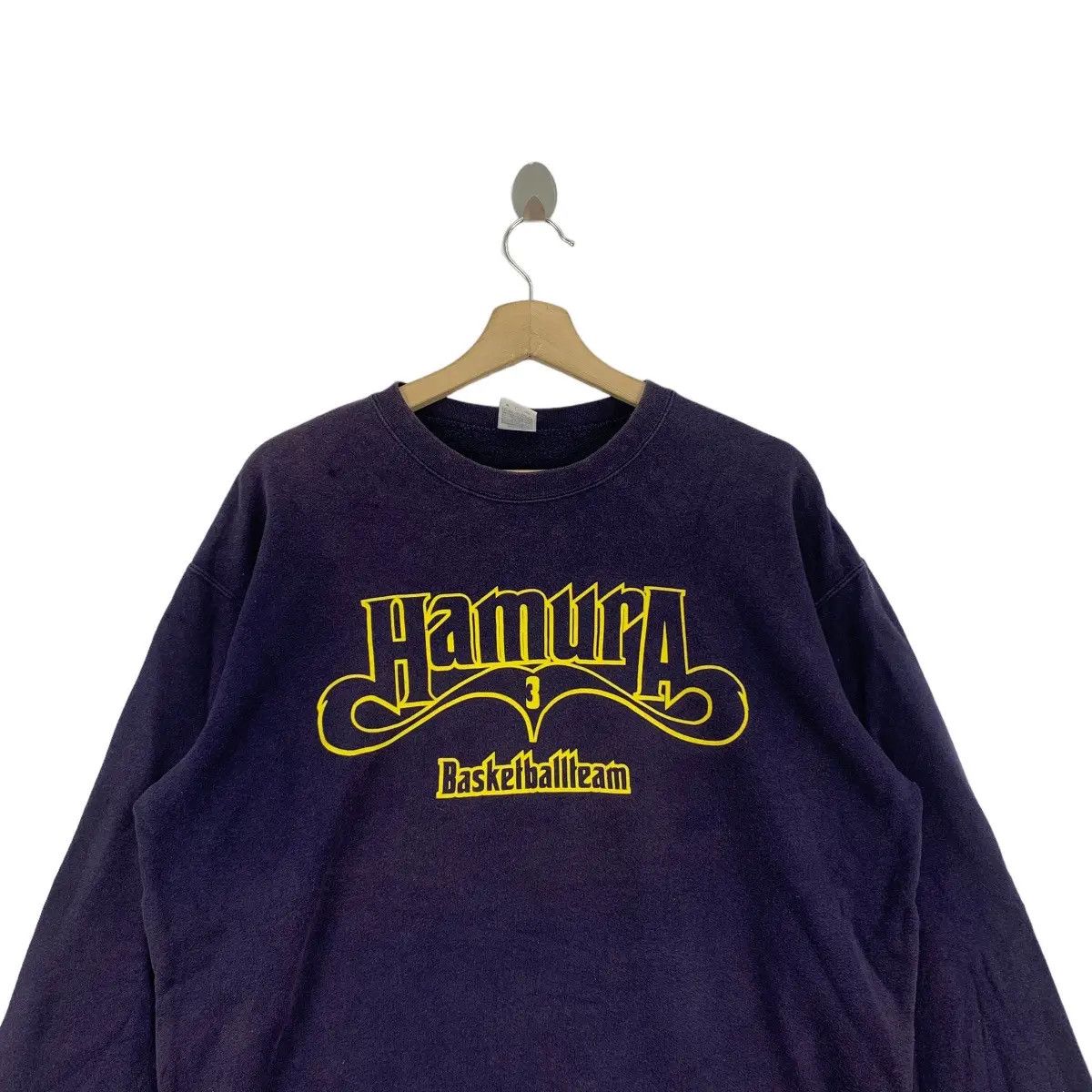 Vintage Vintage HAMURA BASKETBALL TEAM Japan Anime Manga Sweatshirt Size L / US 10 / IT 46 - 2 Thumbnail