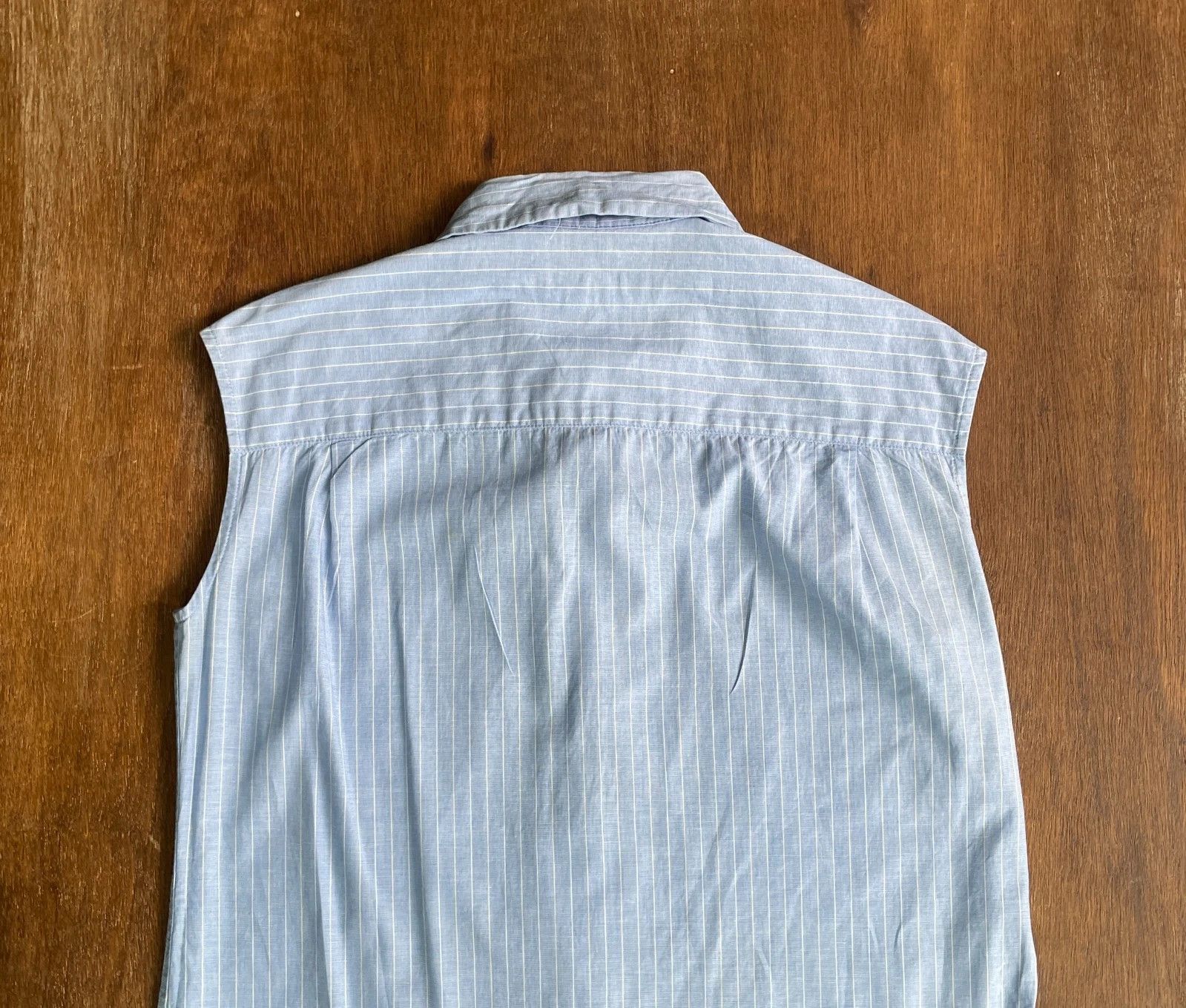 Y's Y's Yohji Yamamoto Sleeveless Stripped Shirt Size S / US 4 / IT 40 - 6 Thumbnail