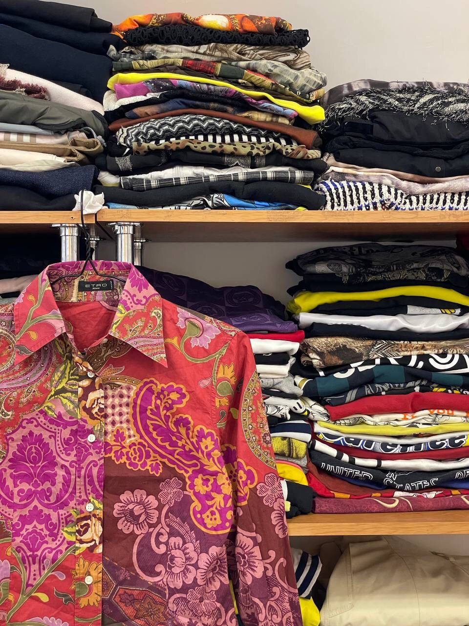 Etro Etro Vintage 00s Multicolour Designer Silk Shirt Size M / US 6-8 / IT 42-44 - 3 Thumbnail