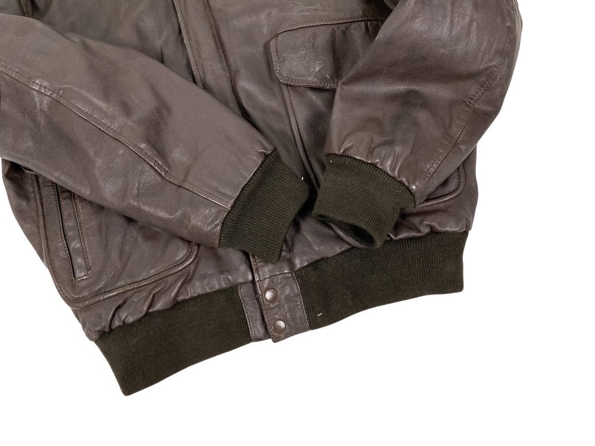 Belstaff × Vintage Vintage Belstaff Leather Bomber Jacket Size US M / EU 48-50 / 2 - 7 Thumbnail
